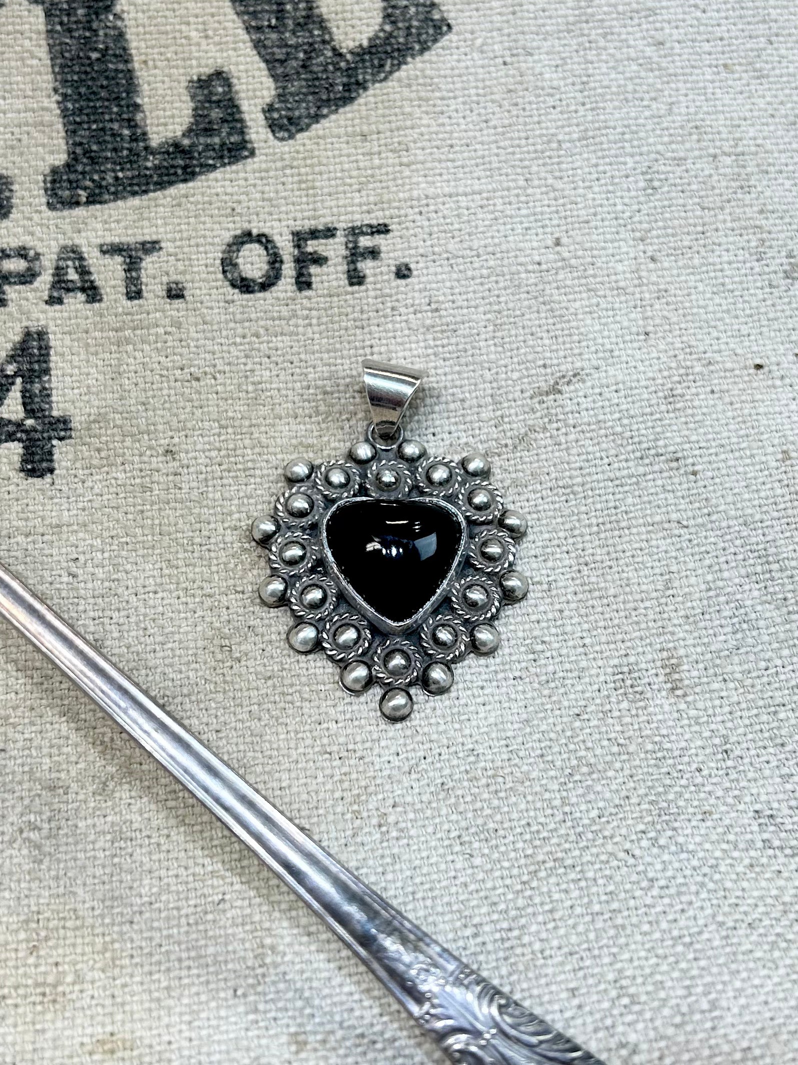 Vintage 925Silver Pendant Top [L25732] – GROGGROG