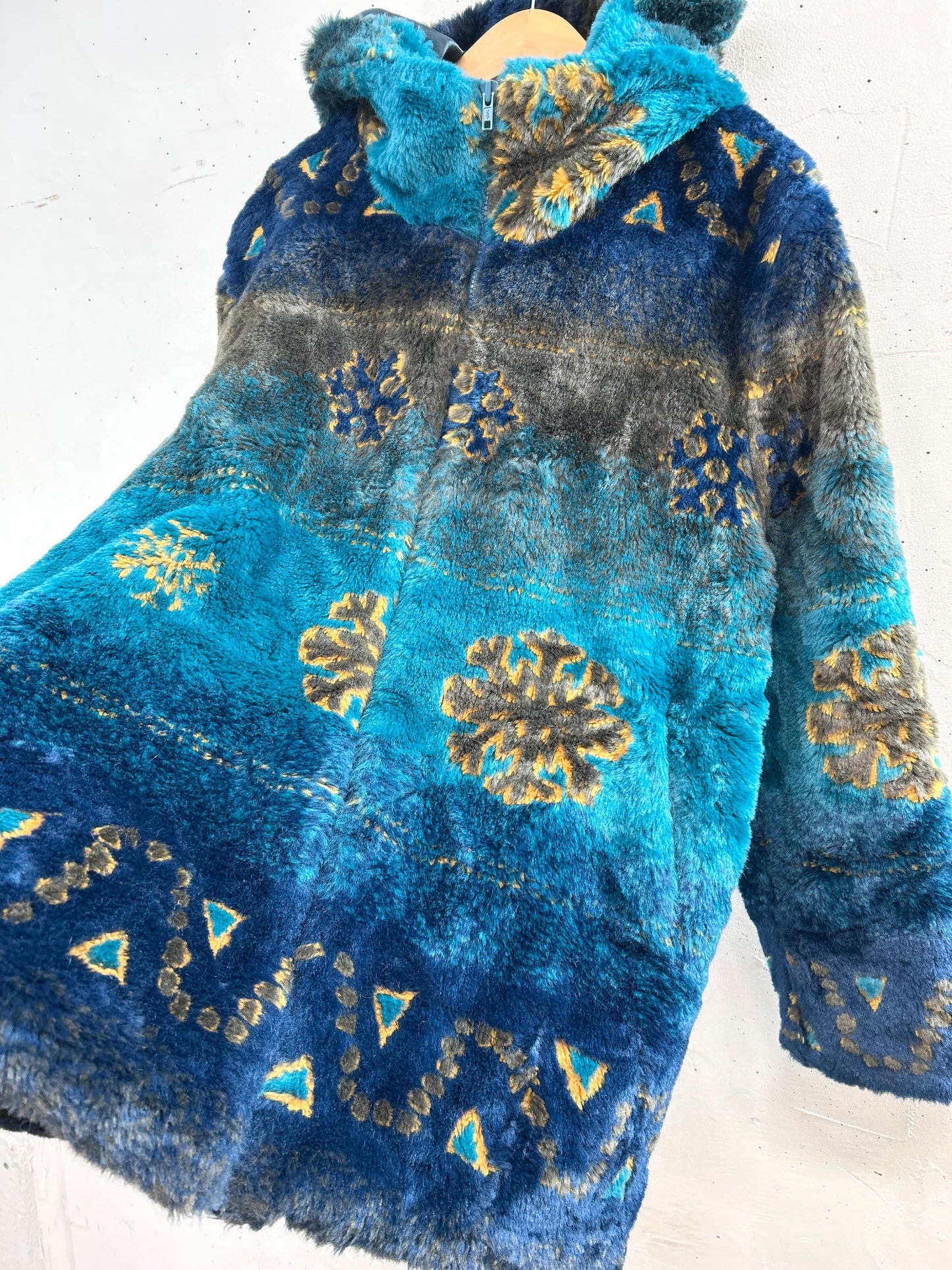 Vintage Eco Fur Jacket [L31036]