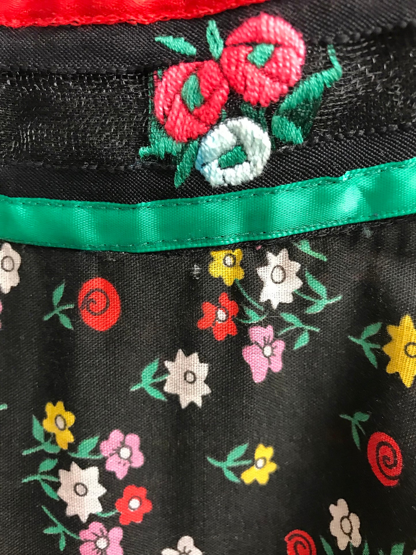 '70s Vintage Tiered Skirt [H28164]