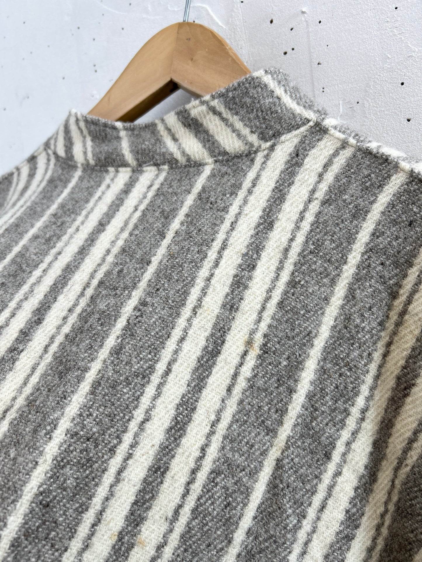 Vintage Wool Poncho  [A31391]