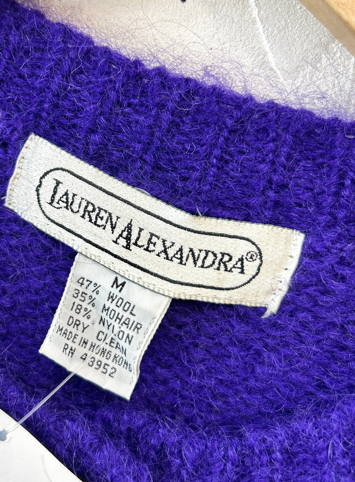 Vintage Mohair Knit Cardigan [K30840]