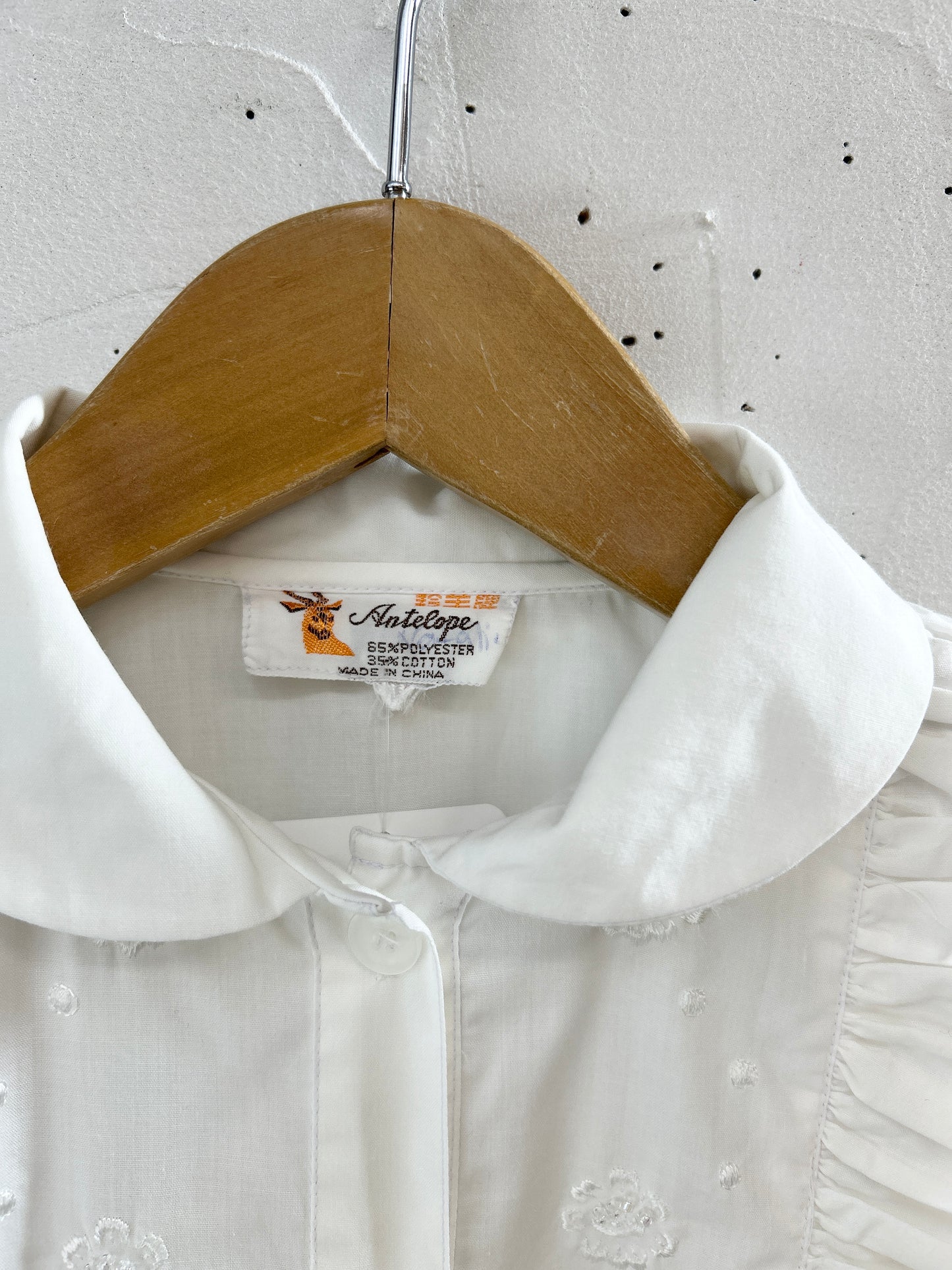 Vintage White Blouse [F32612]