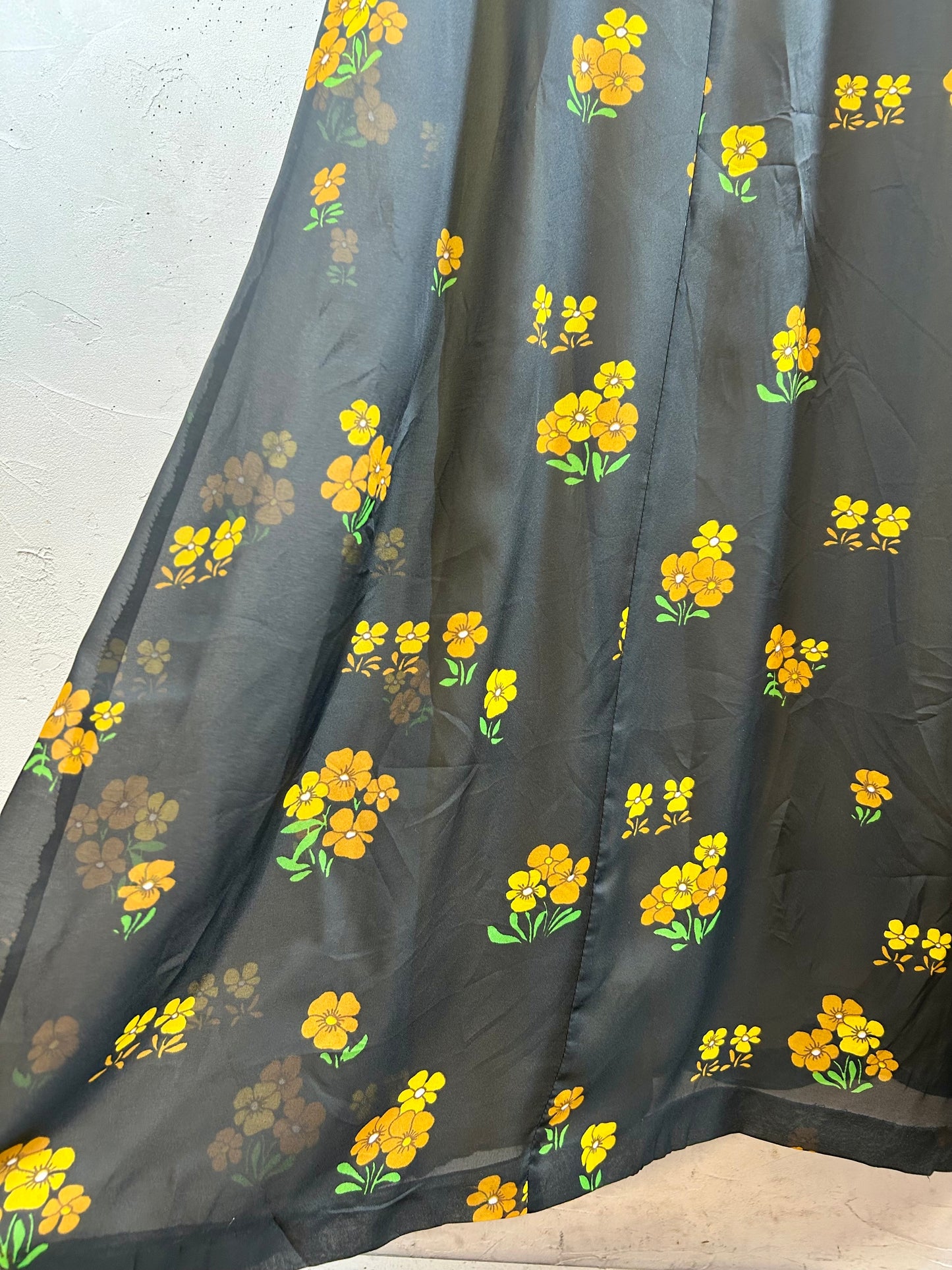 ’70s Vintage Flower Dress [G30615]