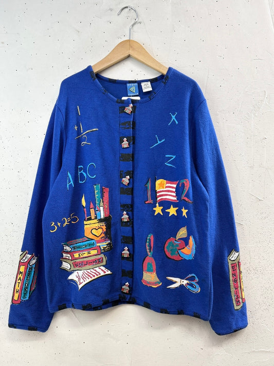 Vintage Cotton Knit Cardigan [D32153]