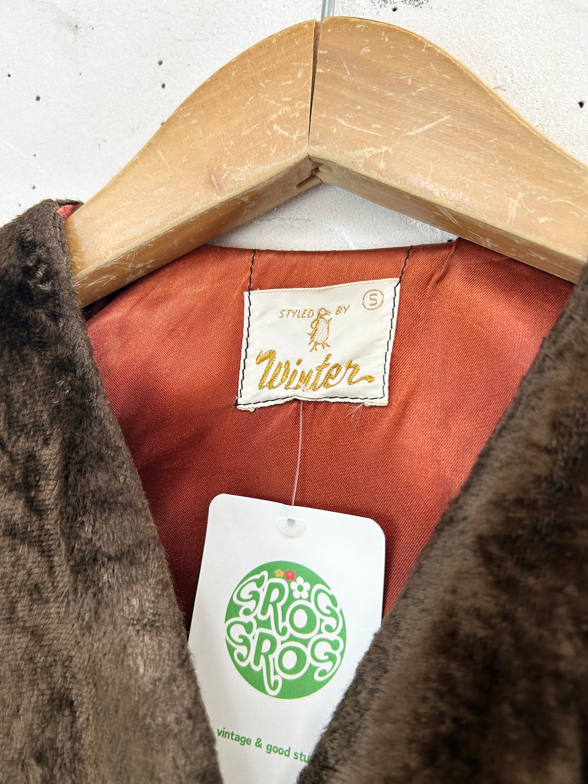 Vintage Eco Fur Vest  [J34091]