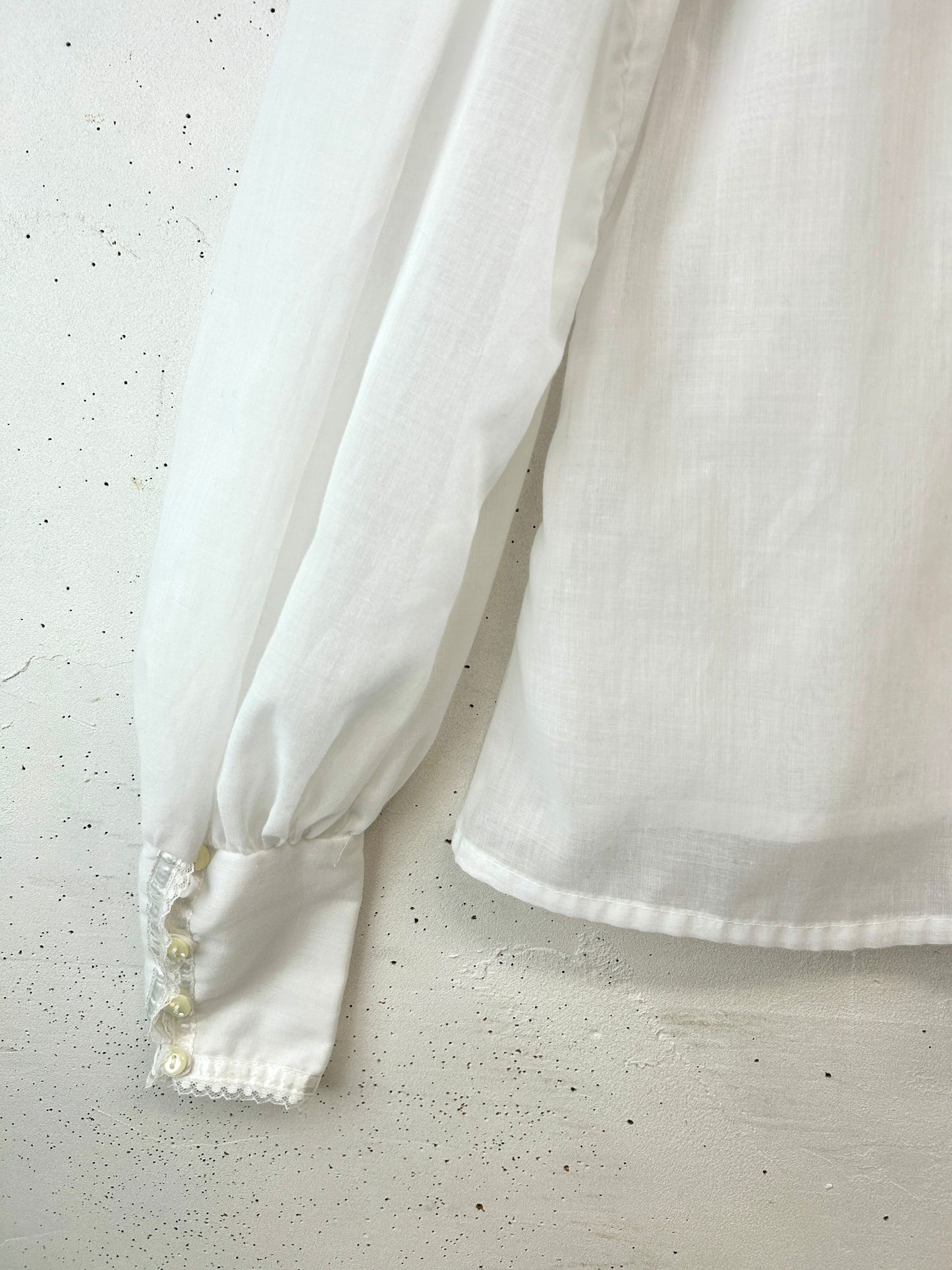 '70sVintage White Blouse 〜GUNNIES〜 [A31322]