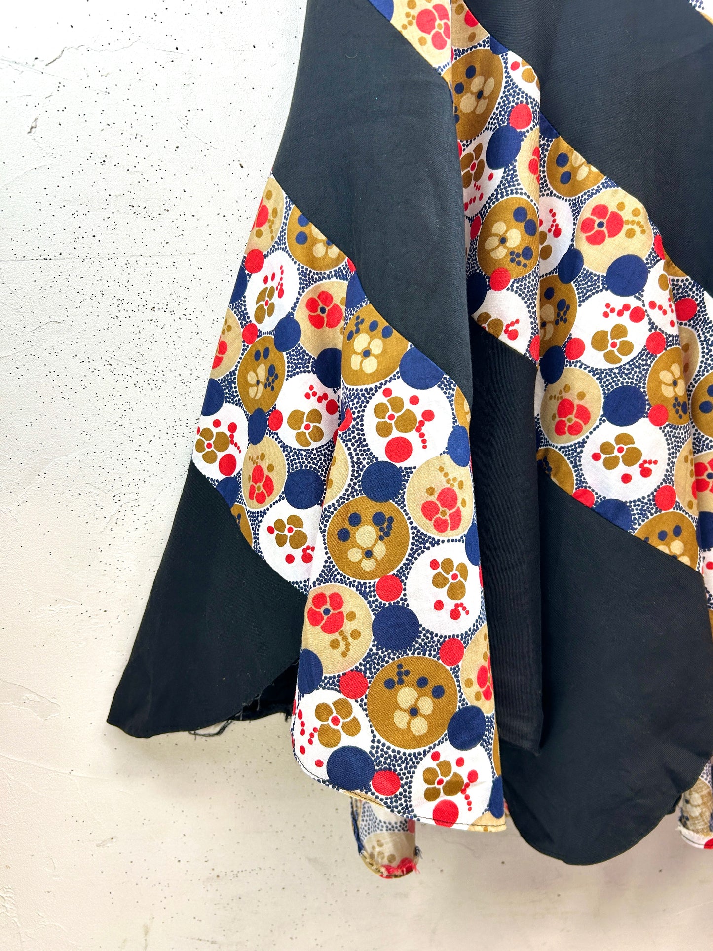 Vintage Escargot Patchwork Skirt [C31972]