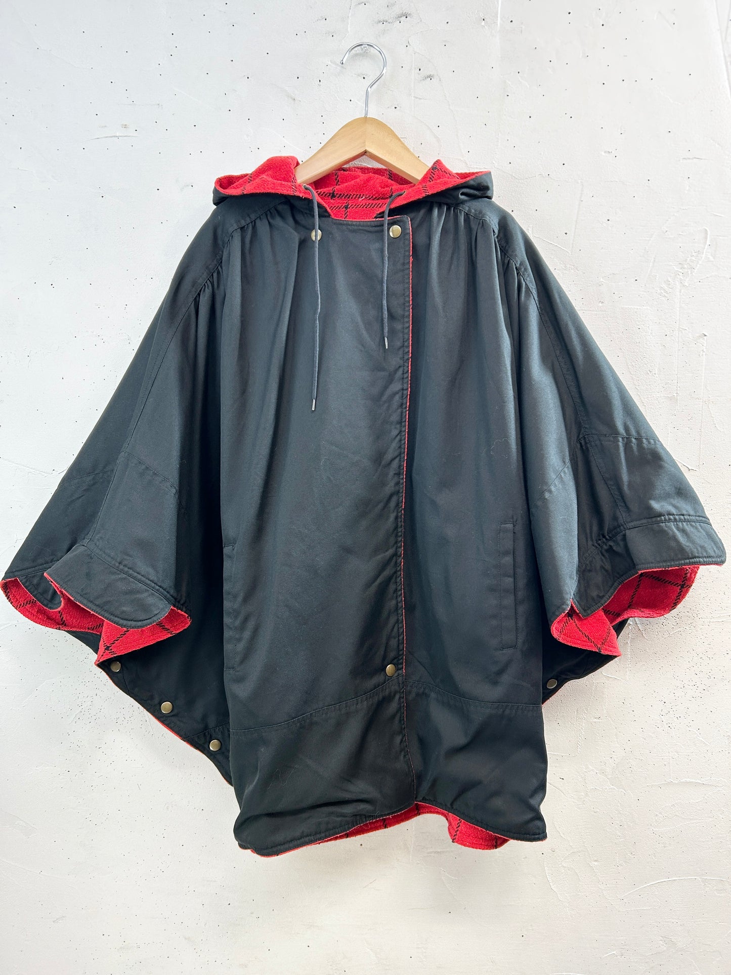 Vintage Poncho Reversible [A31230]