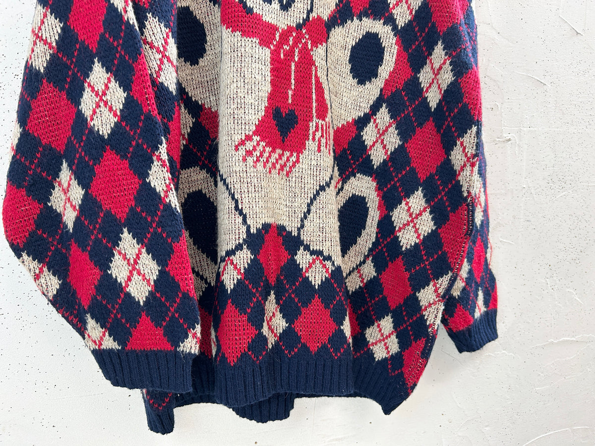 '80s Vintage Knit Sweater 〜MADE IN USA〜 [I33939]
