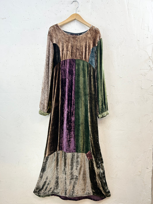 Vintage Velour Dress [J30428]