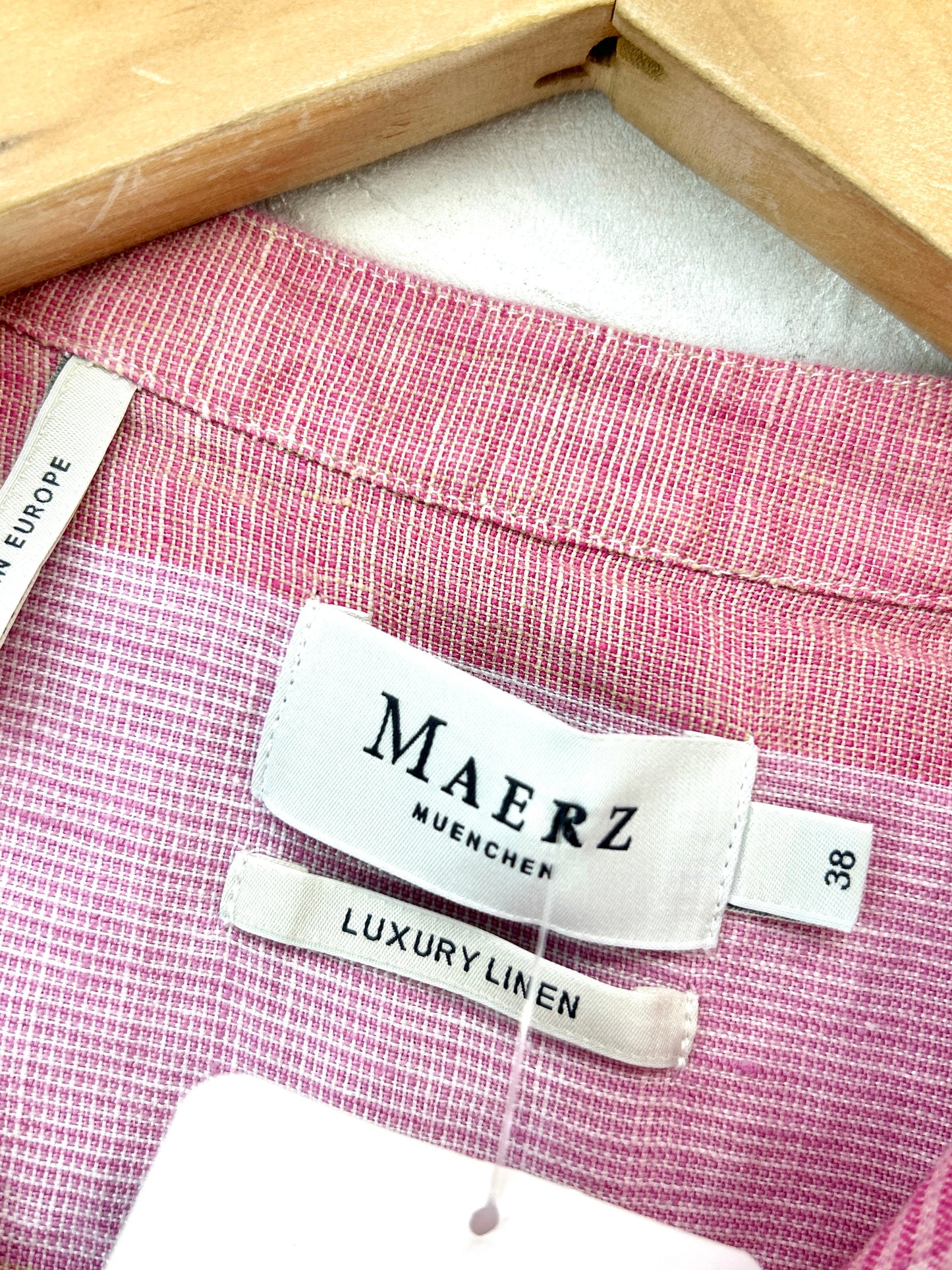 Vintage Linen shirt MADE IN EUROPE [L31155]