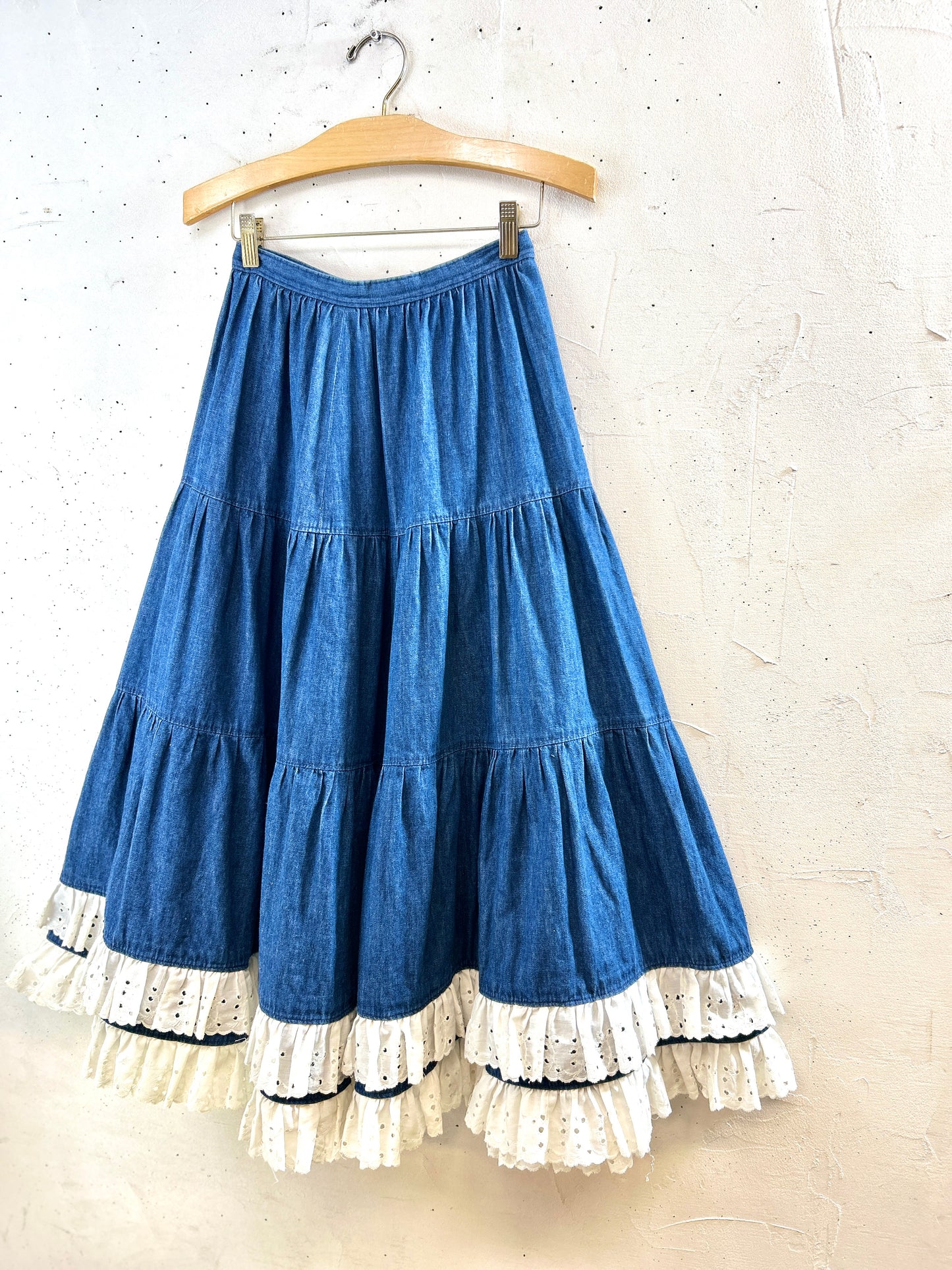 Vintage Denim Skirt [H30956]