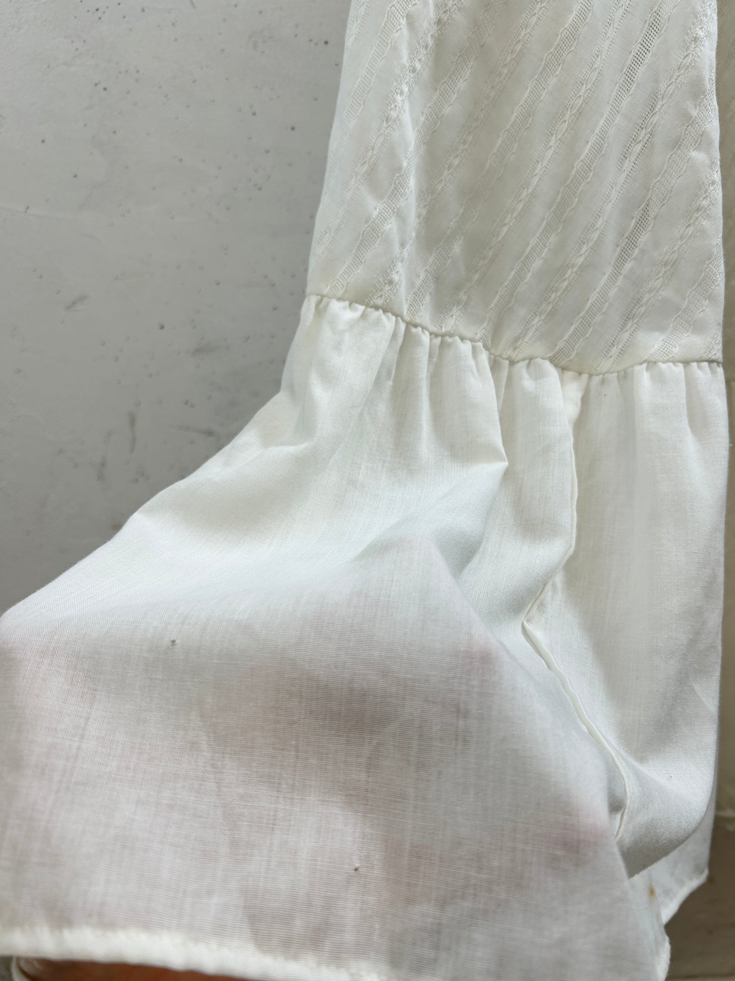 Vintage White Lace Dress [K30818]