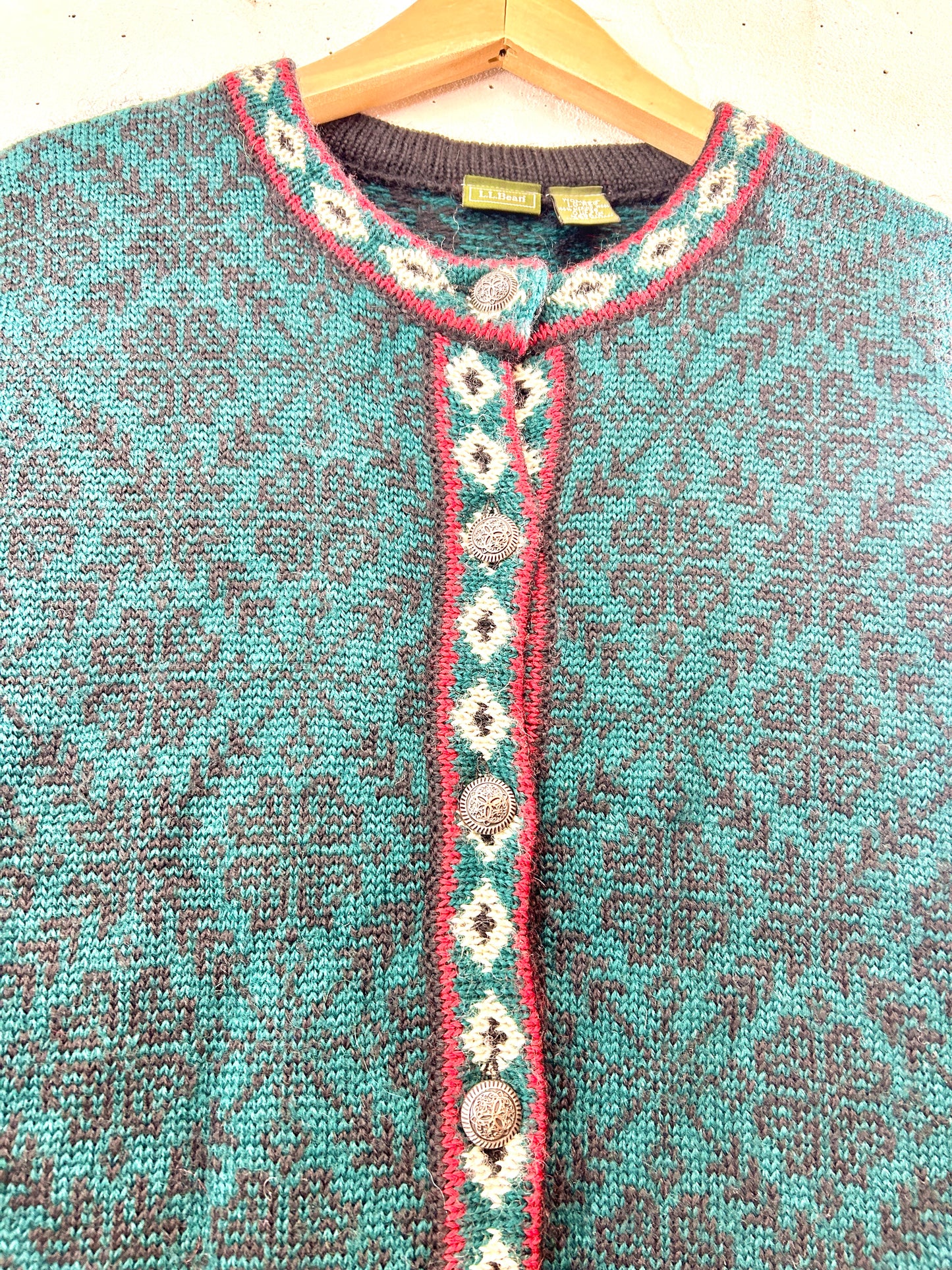 Nordic Knit Cardigan 〜L.L.Bean〜 [I30336]