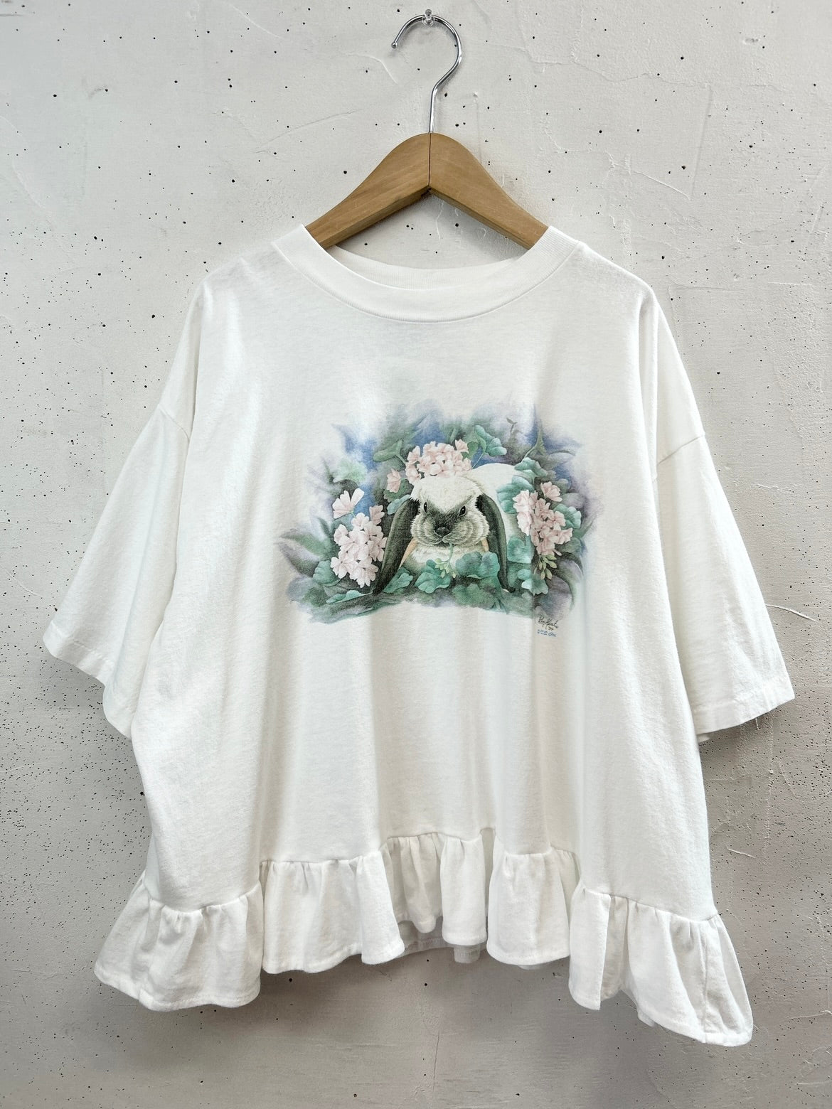 Vintage T Shirt 〜Funny dot CRAZY〜 [E32267]