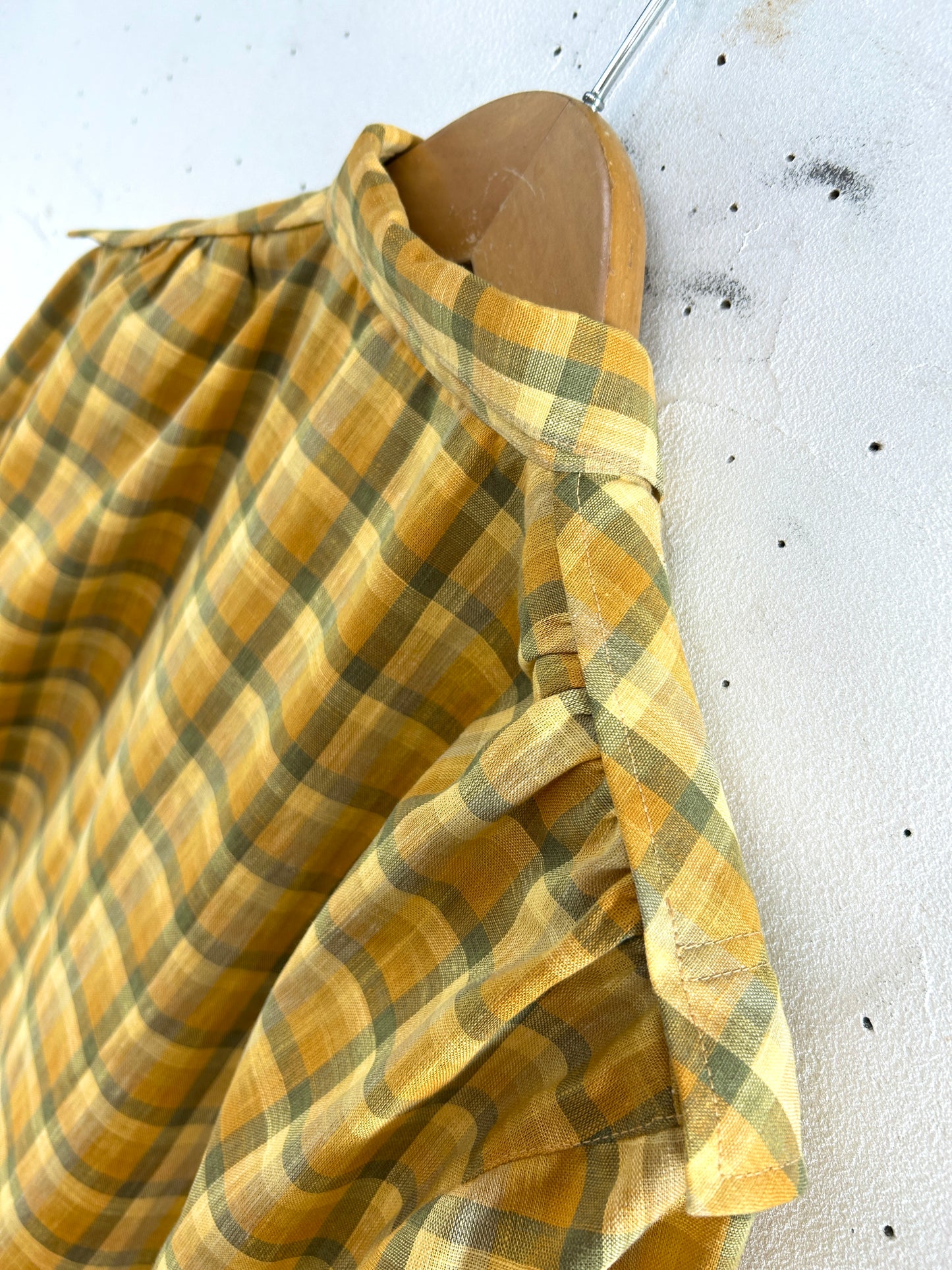 Vintage  Plaid Shirt [E32526]