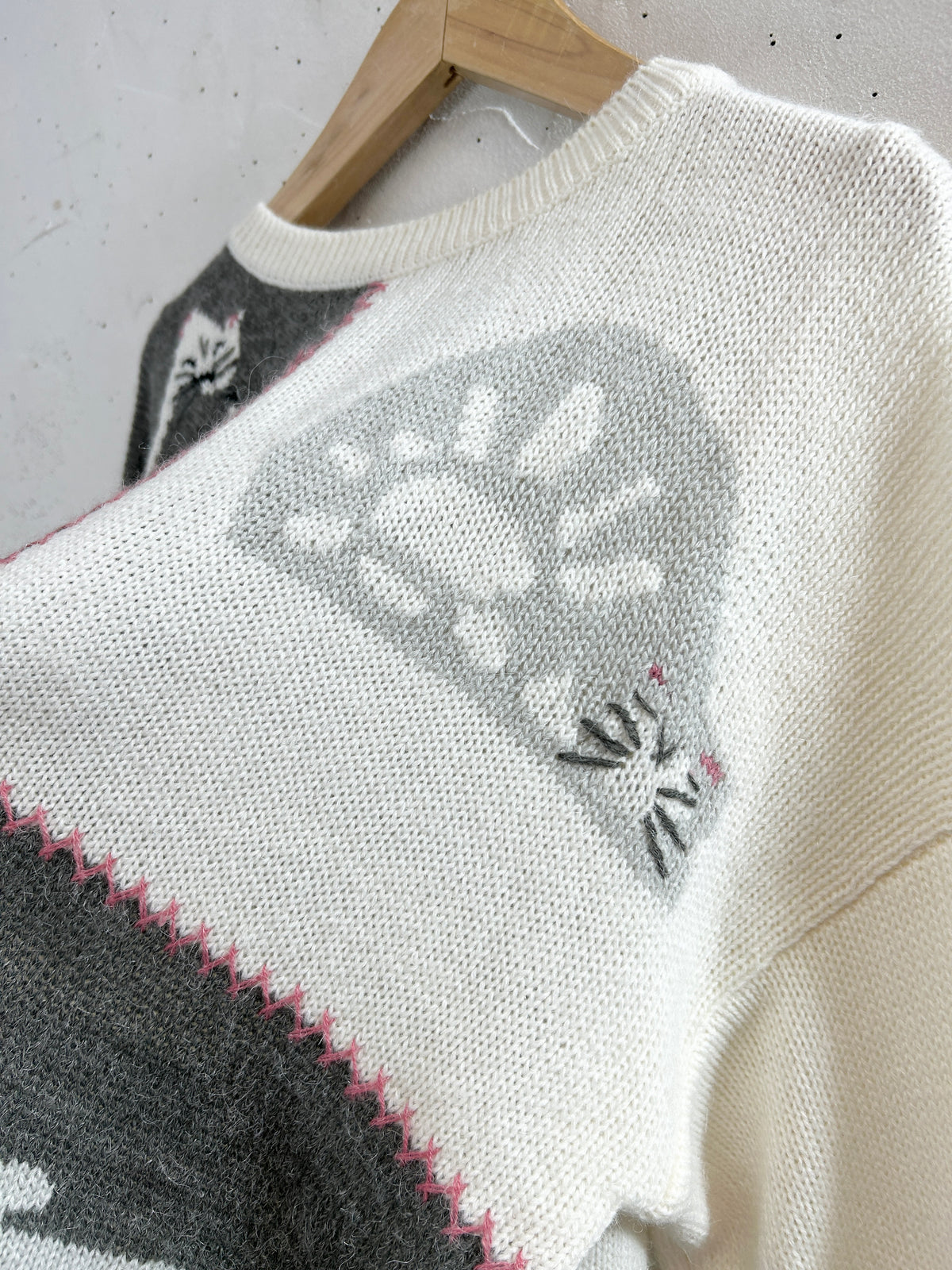 Vintage Knit Sweater [J34222]