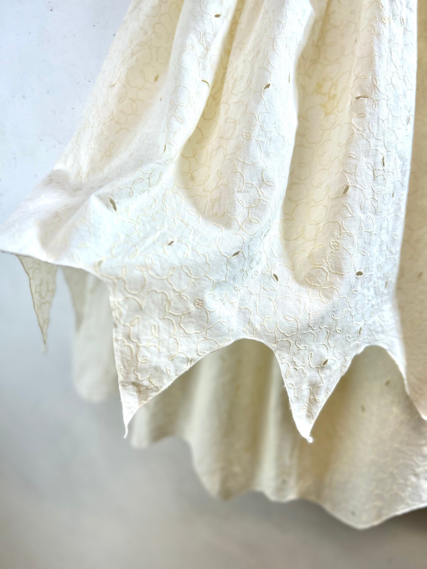 Vintage Tiered Skirt made in italy  [G30641]
