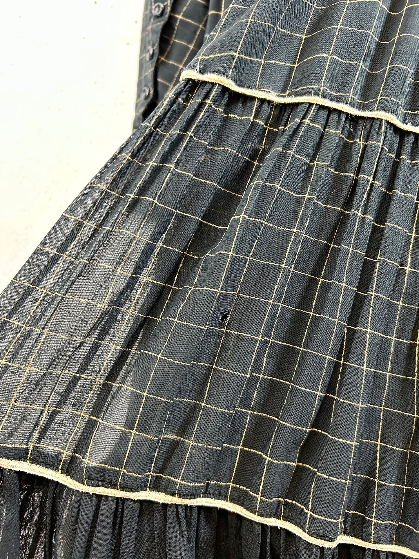 Vintage Black Dress [H30952]