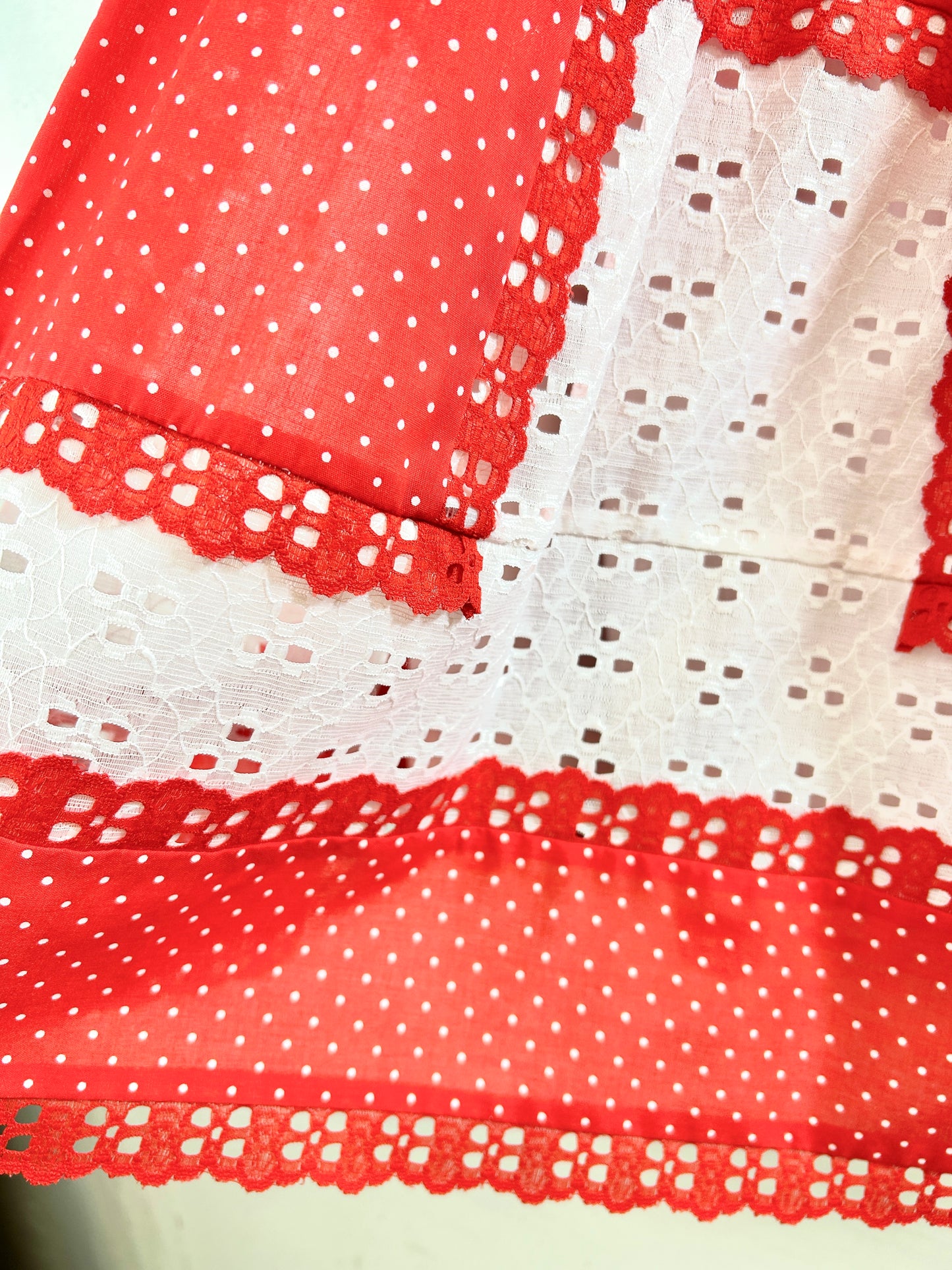 ’70s Patchwork Skirt 〜carefree fashions〜 [H30865]