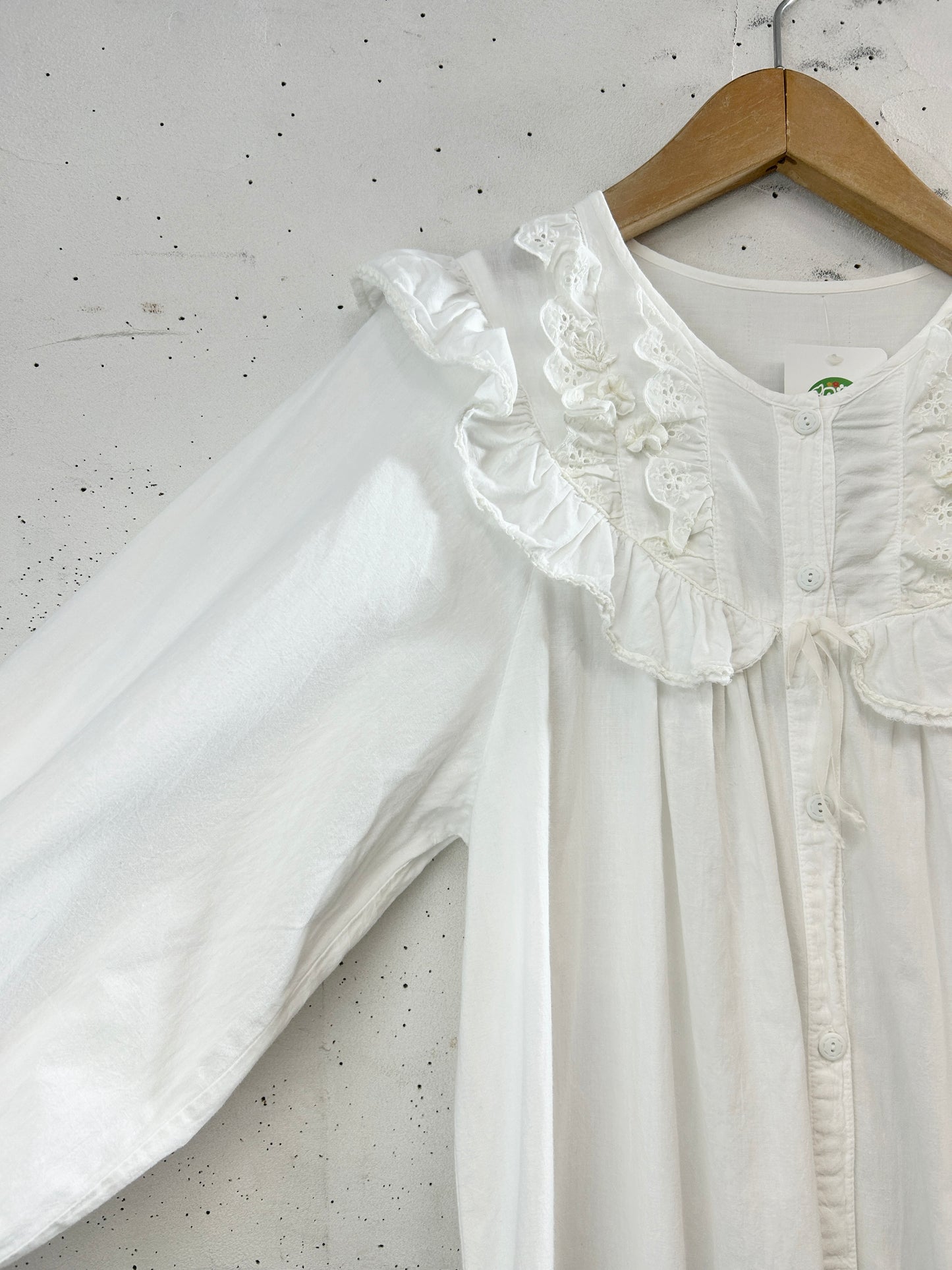 Vintage White Dress [I33686]