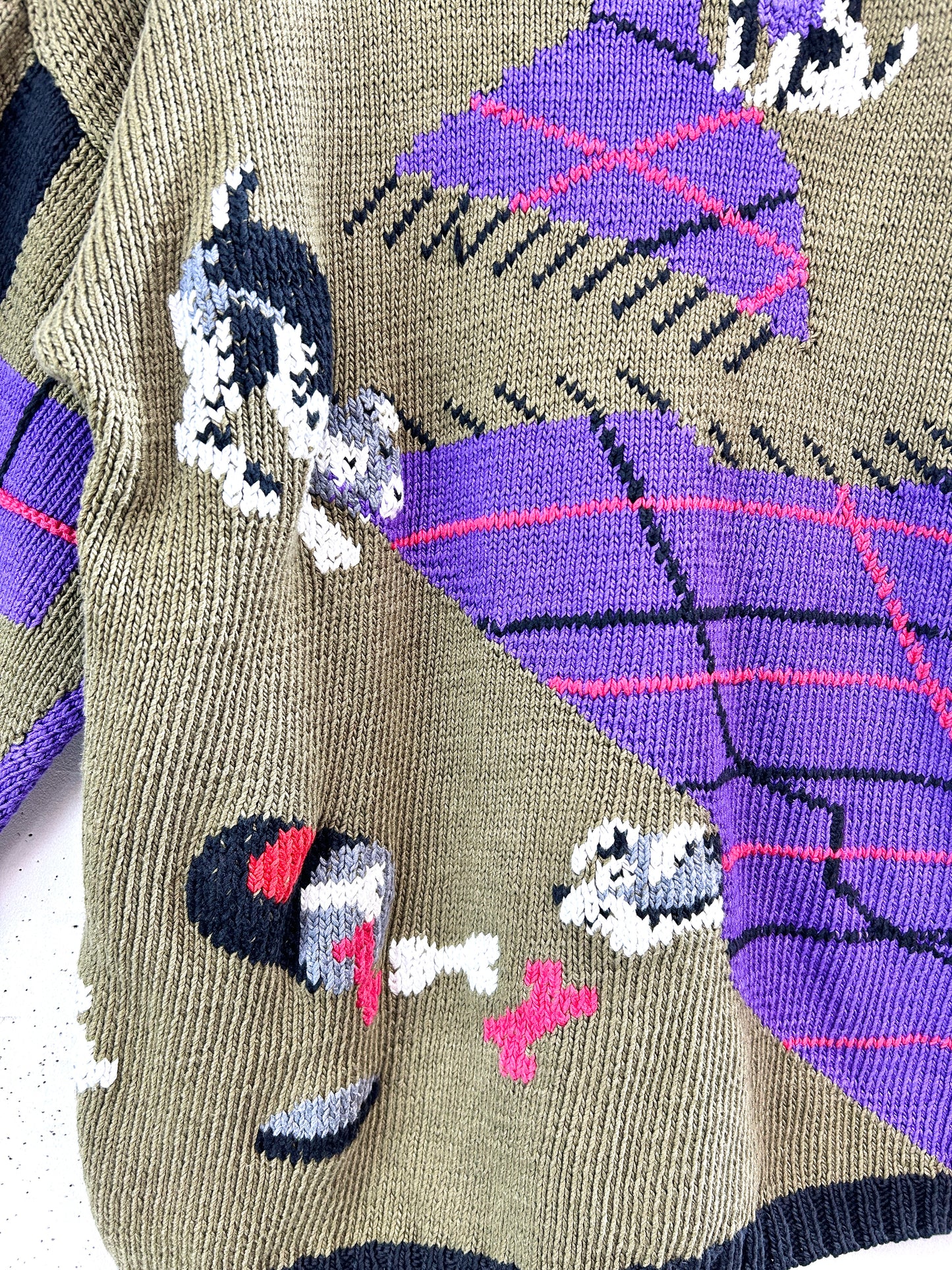 Vintage Cotton Hand Knit Sweater 〜BEREK〜 [L30998]