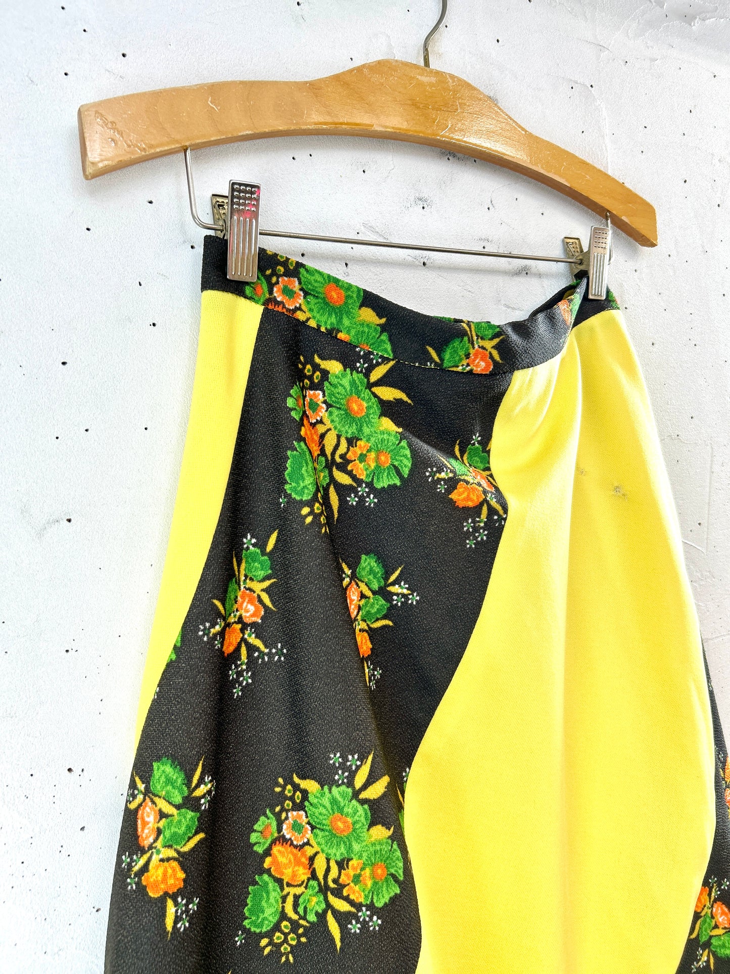 '70sVintage Escargot Patchwork Skirt [G32919]