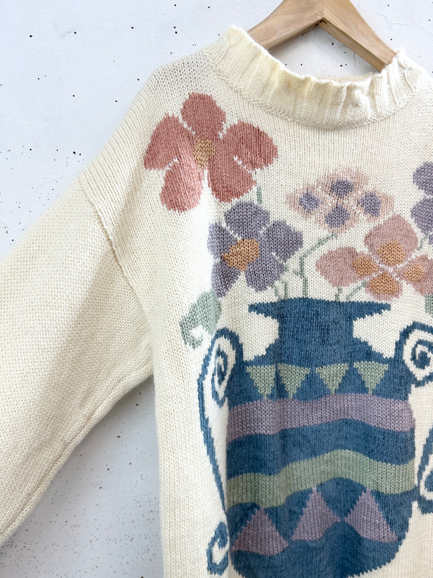 Vintage Knit Sweater 〜Villeger〜 [L31125]
