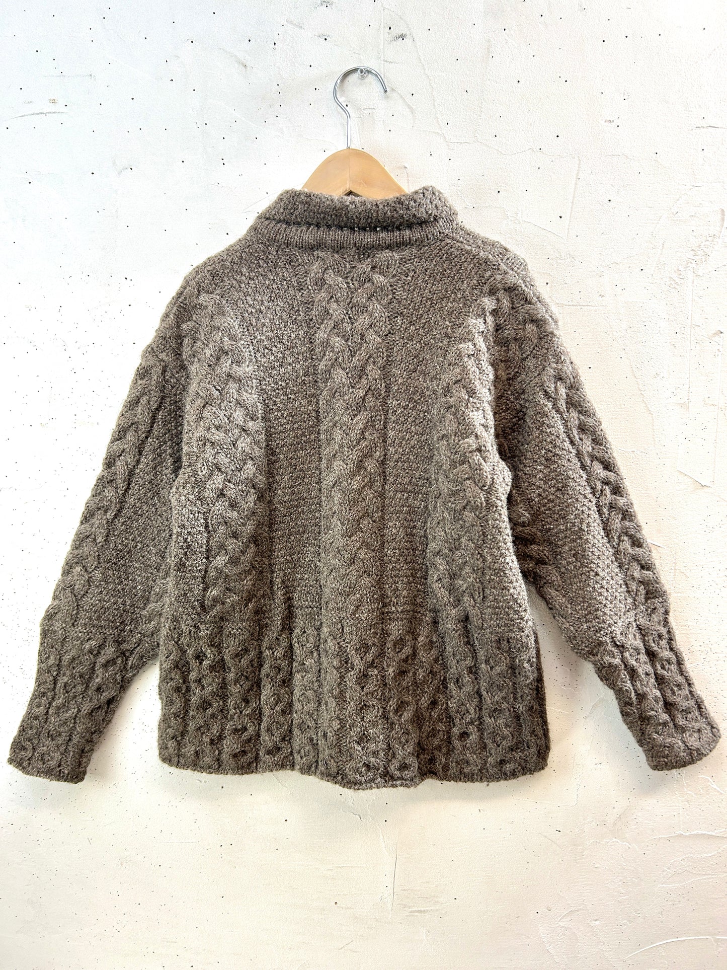 Vintage Knit Cardigan MADE IN IRELAND [K30885]