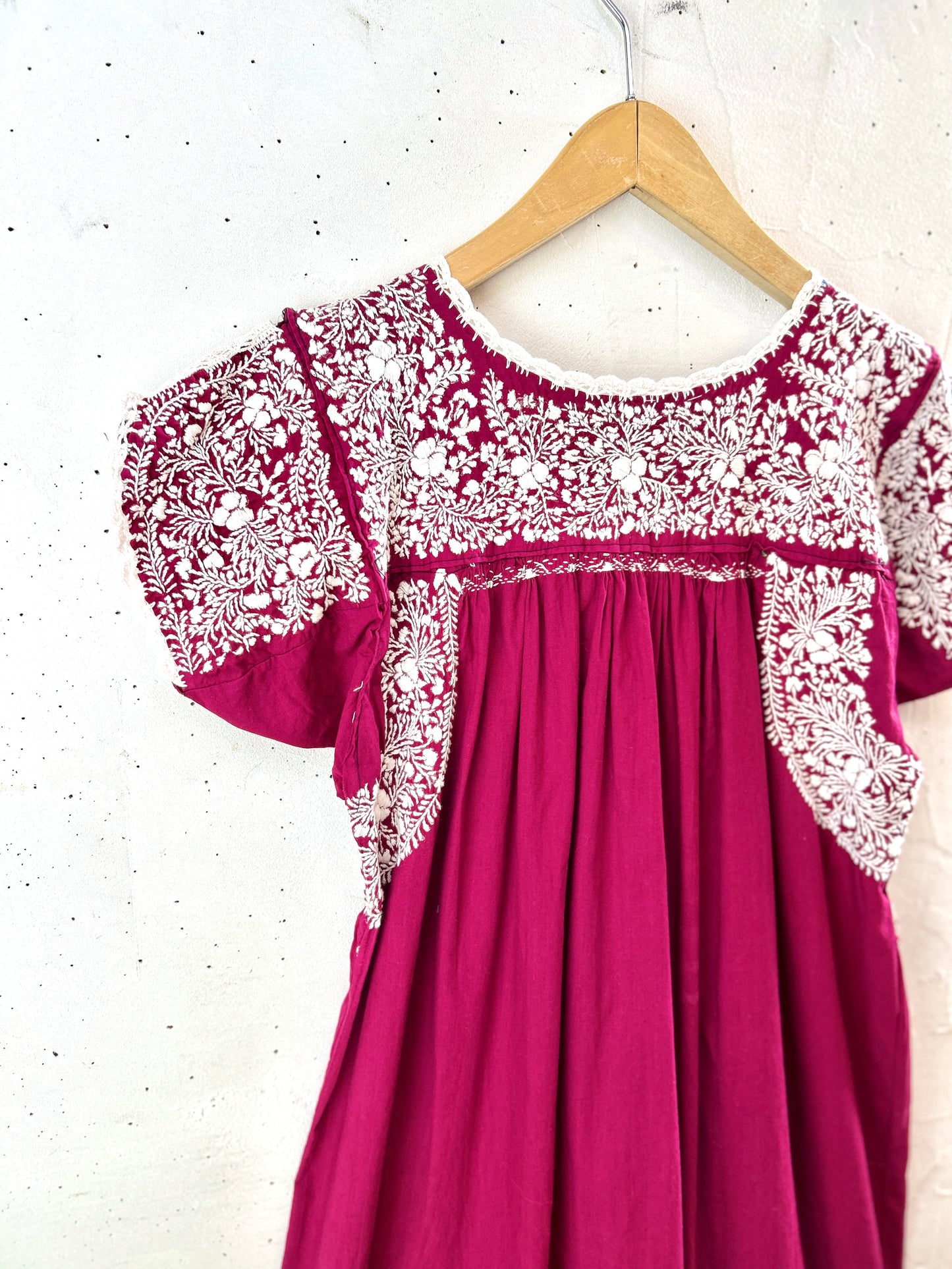 Vintage San Antonino Embroidery Dress MADE IN MEXICO [H30816]