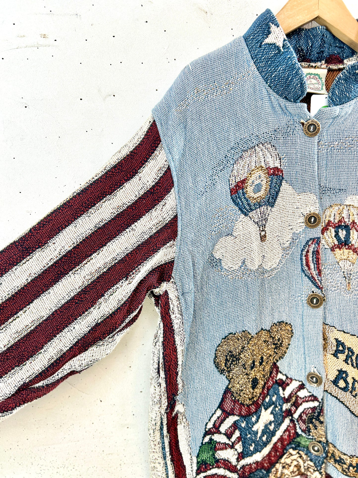 Vintage Rug Jacket 〜SUGAR STREET WEAVERS〜 MADE IN USA [L30978]