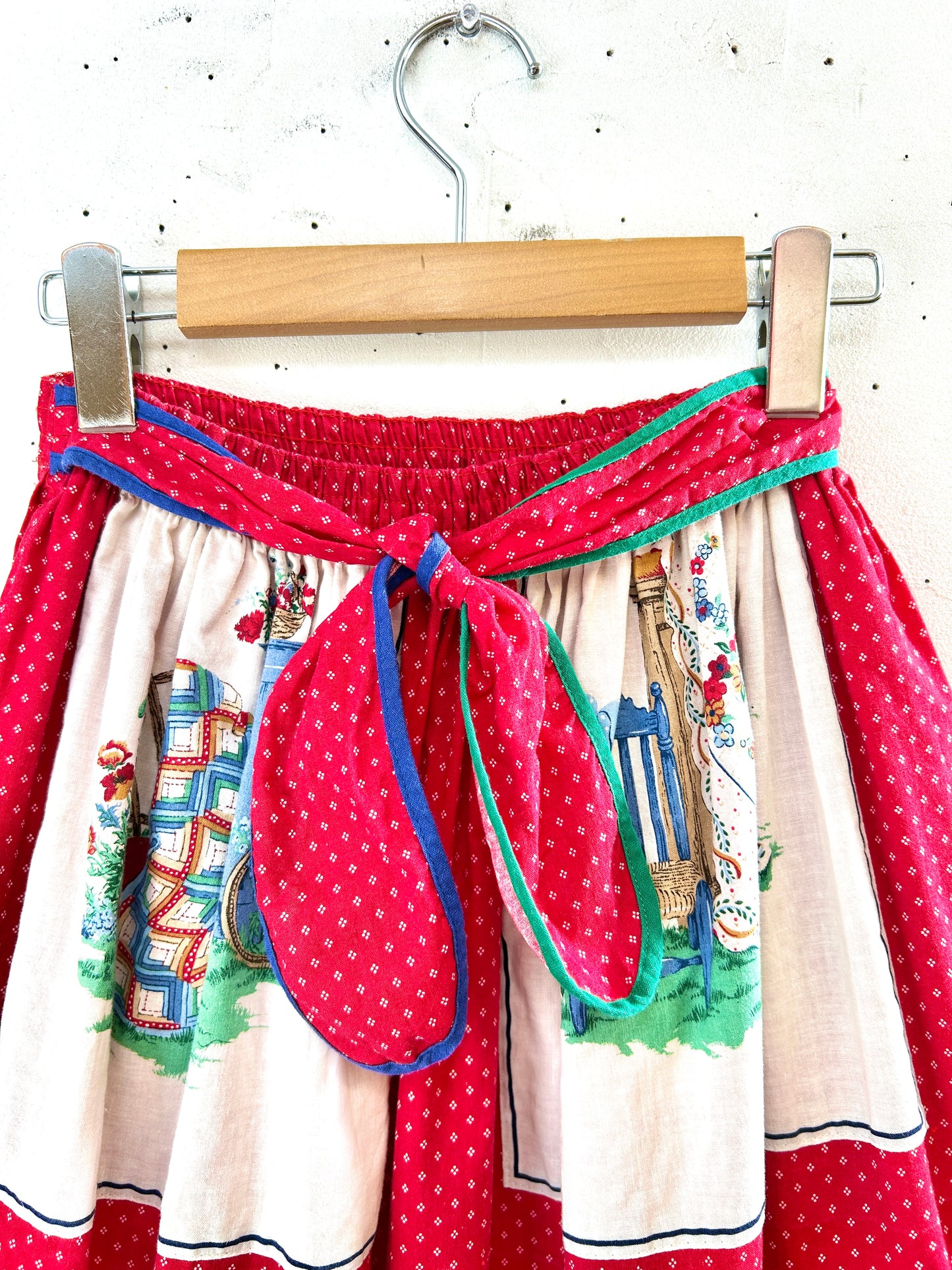 Vintage country patch Skirt [F30963]