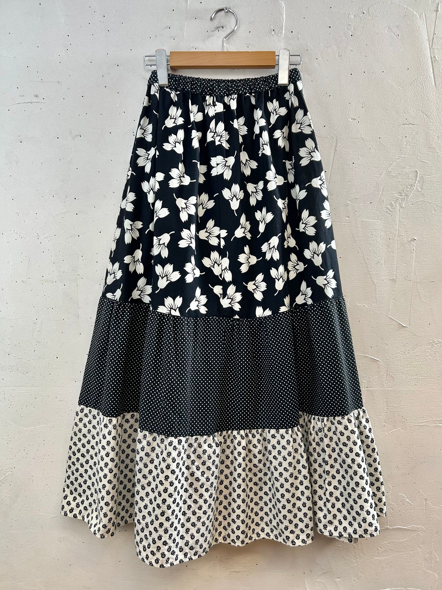 '70s Vintage Tiered Skirt [G30612]