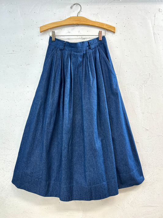 Vintage Denim Skirt 〜 MADE IN USA〜 [A31376]
