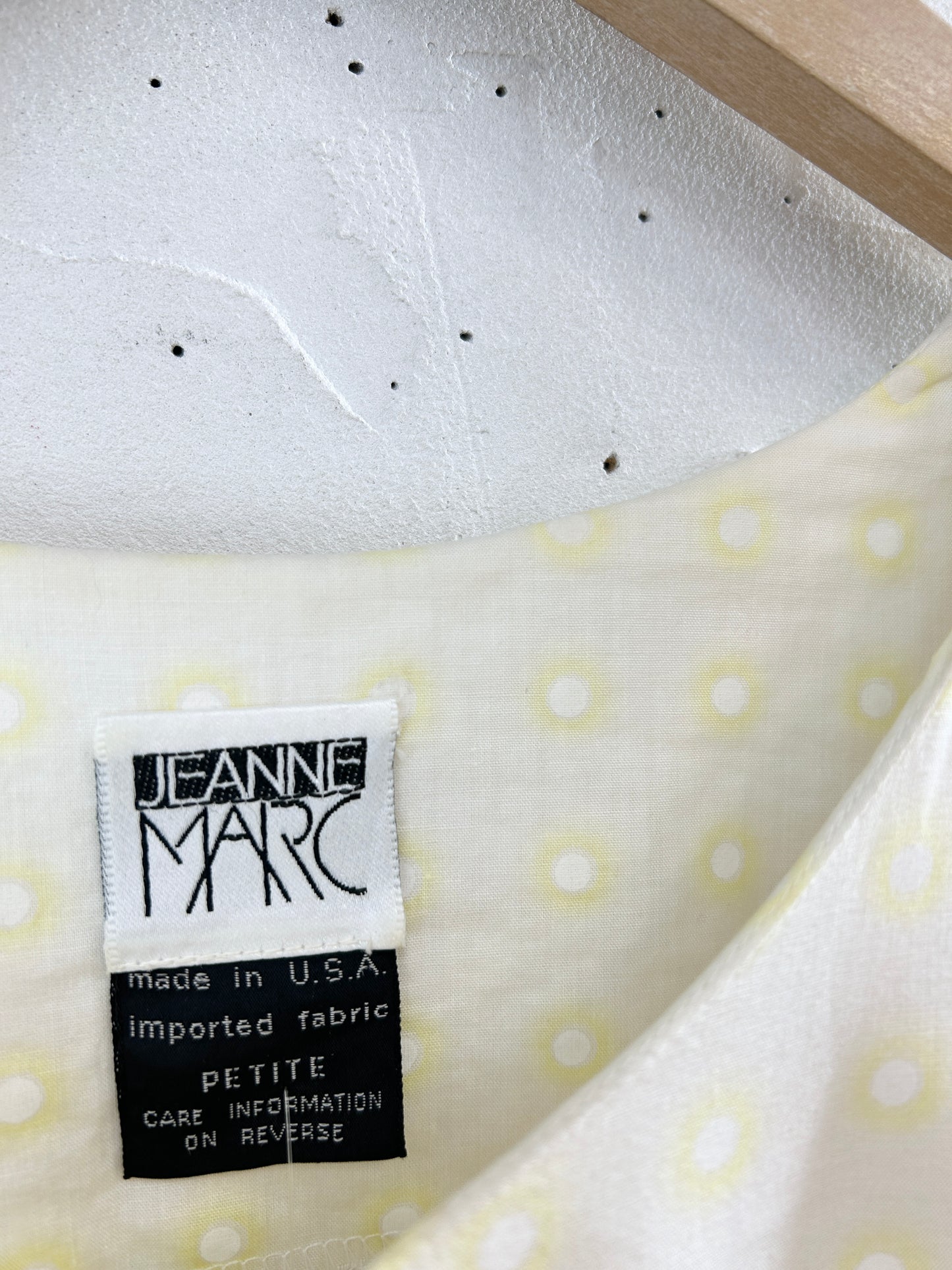 '80s Vintage Dress 〜JEANNE MARC〜 [H33606]