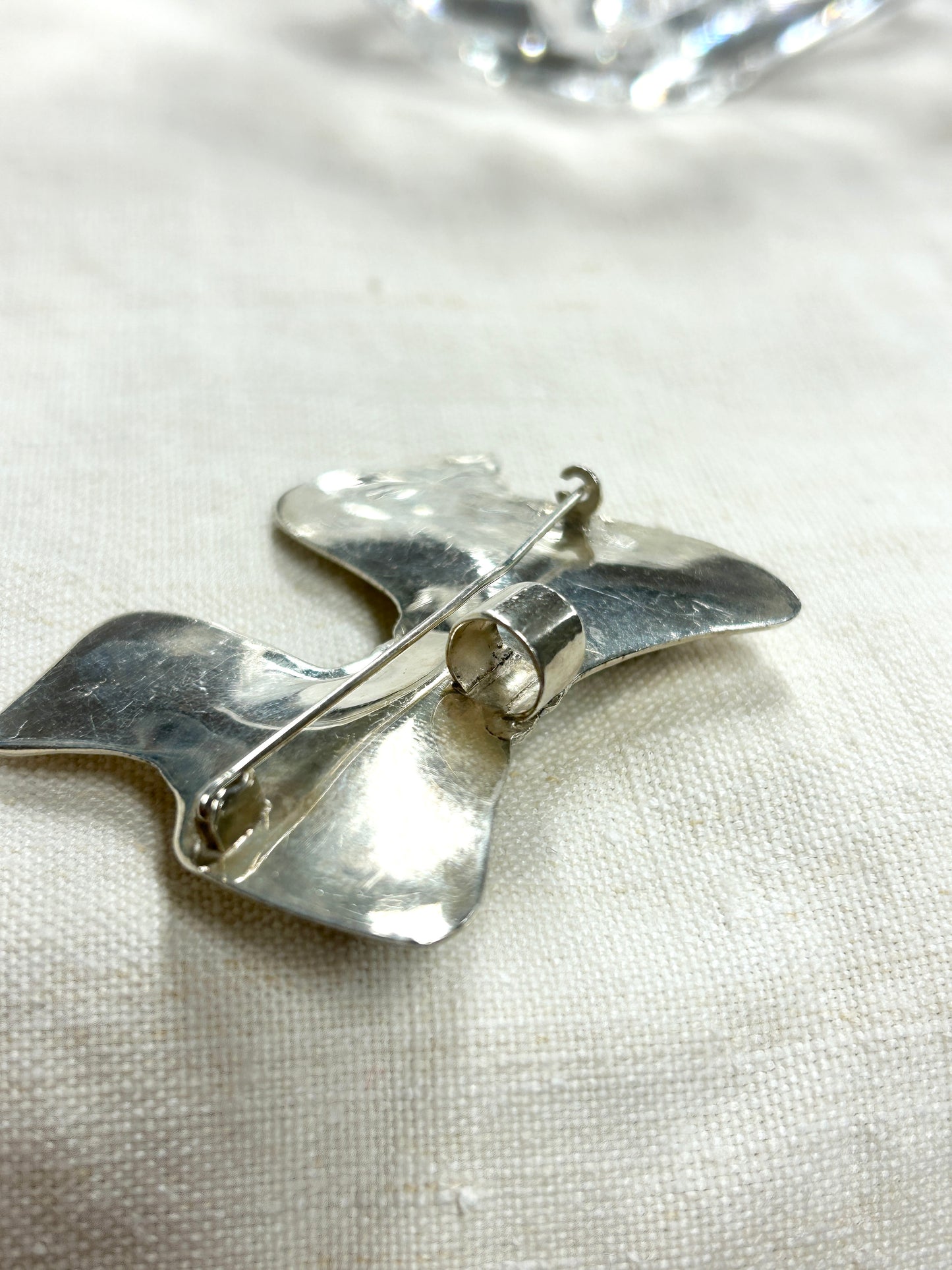 Vintage 925 Silver Brooch & Pendant Top [I30353]