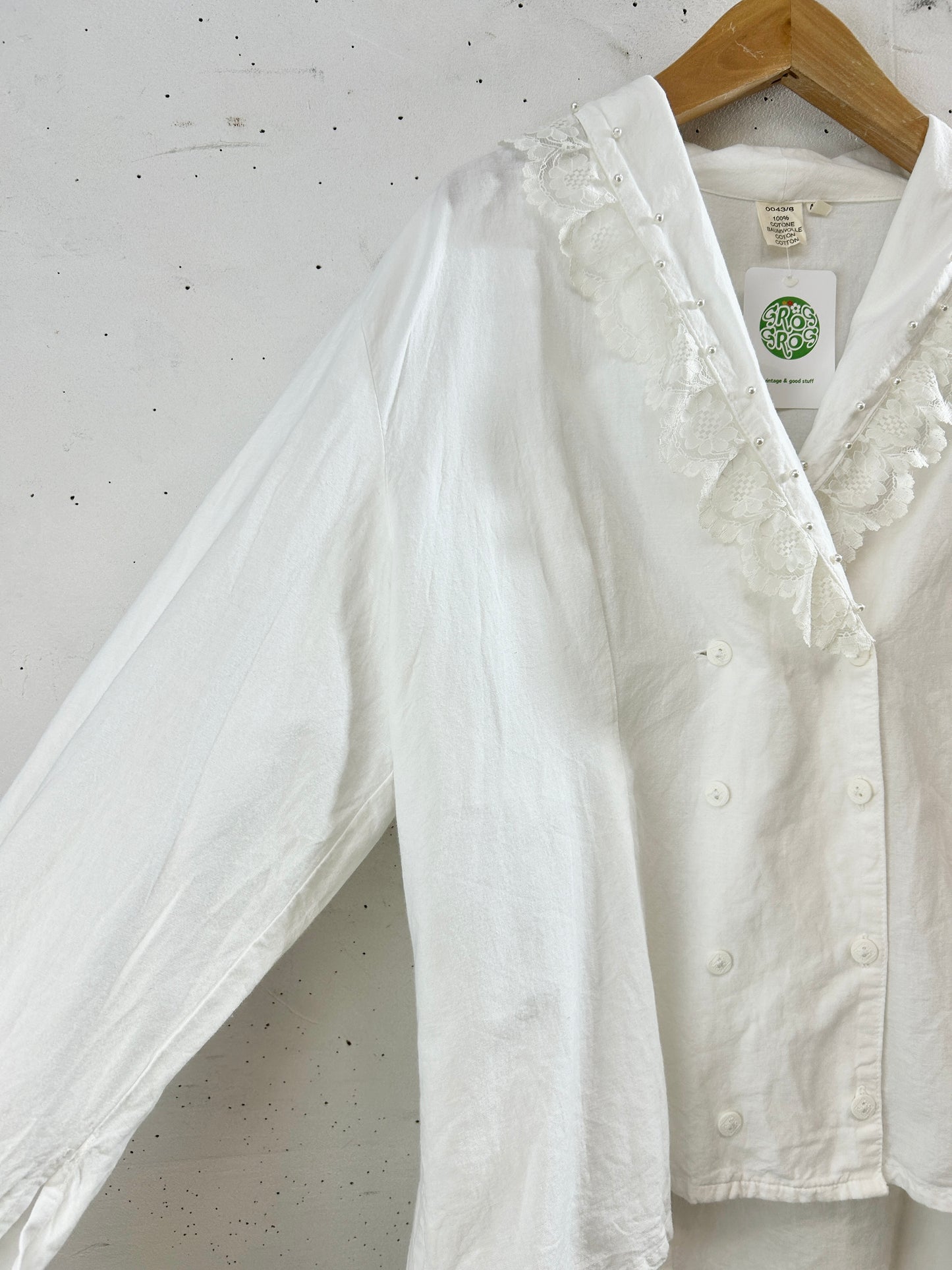 Vintage White Blouse [H30886]