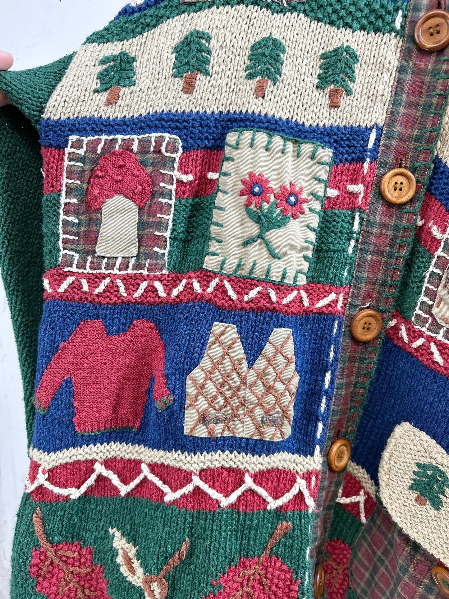 Vintage Cotton Knit Cardigan [C31781]