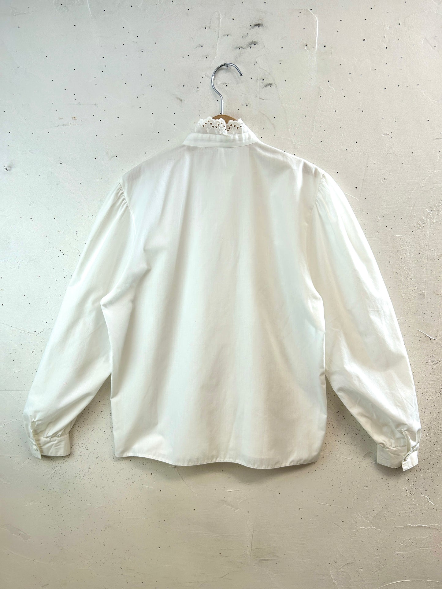 Vintage White Blouse [B31585]