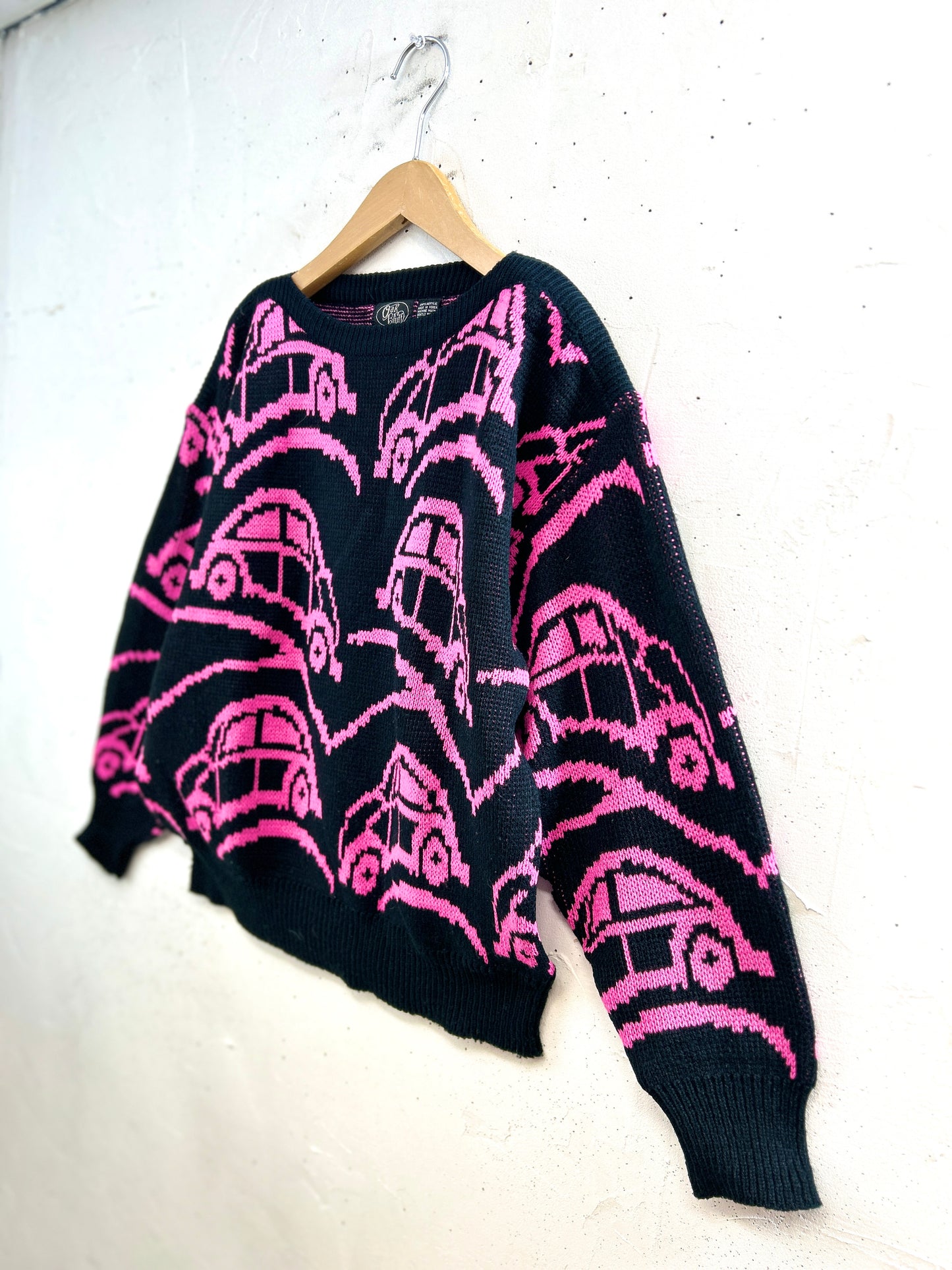 Vintage Fancy Knit Sweater  [L31086]