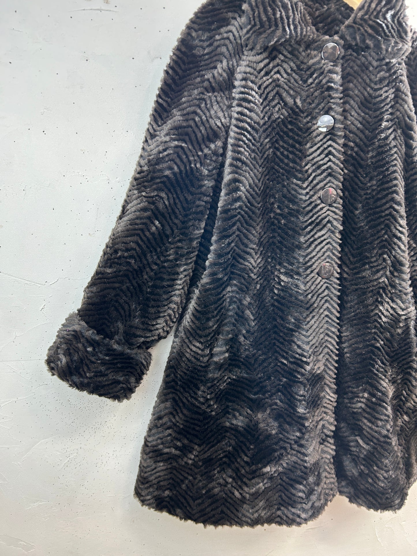 Vintage Eco Fur Jacket [L31166]