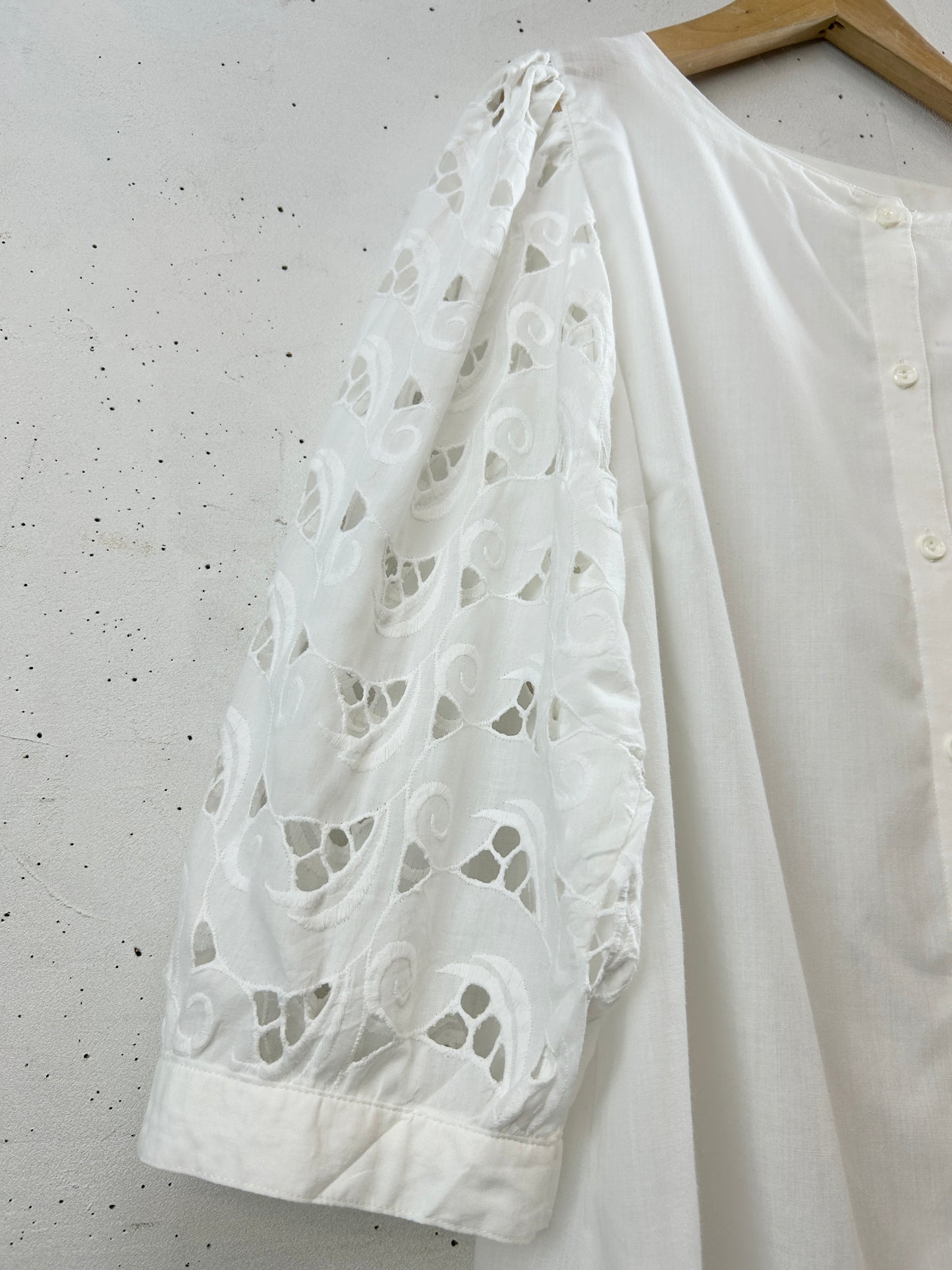 Vintage White Blouse [H30784]