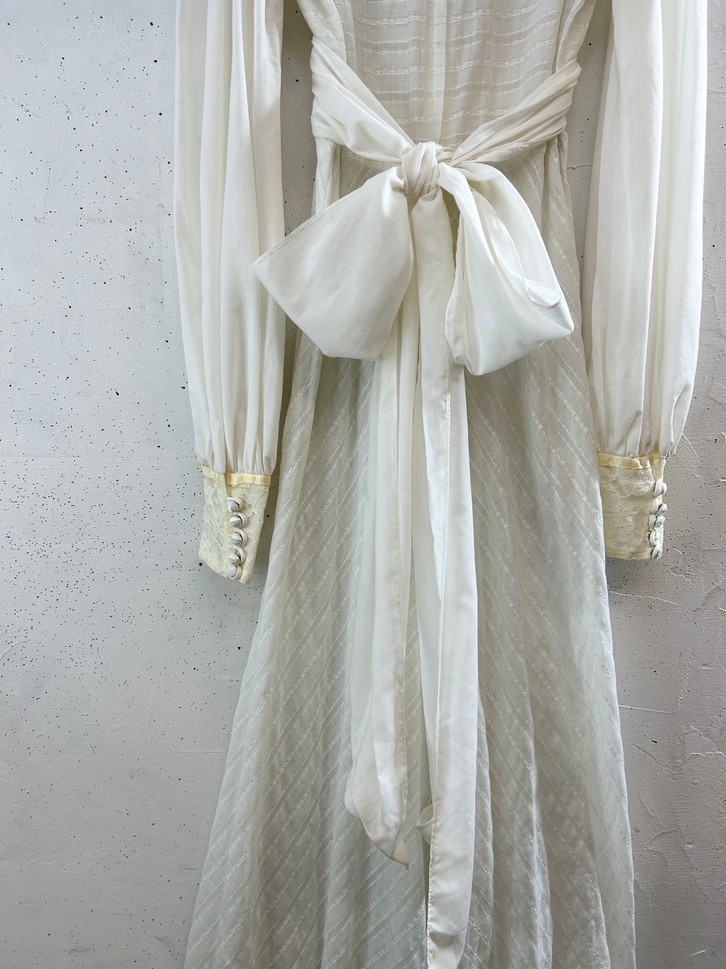 Vintage White Lace Dress [K30818]