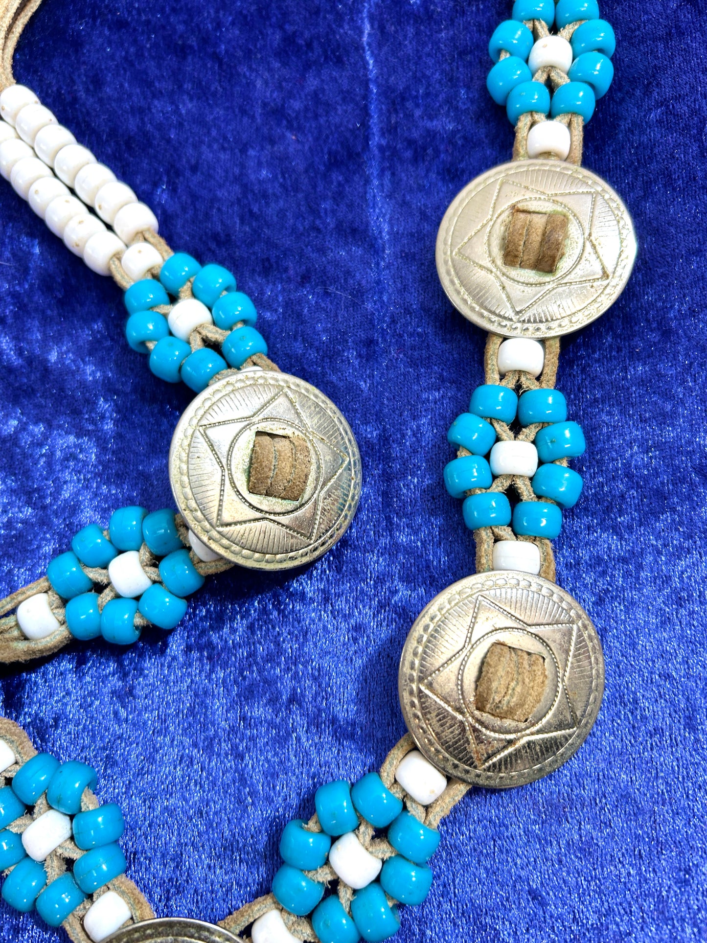 Vintage beaded necklace [I30343]
