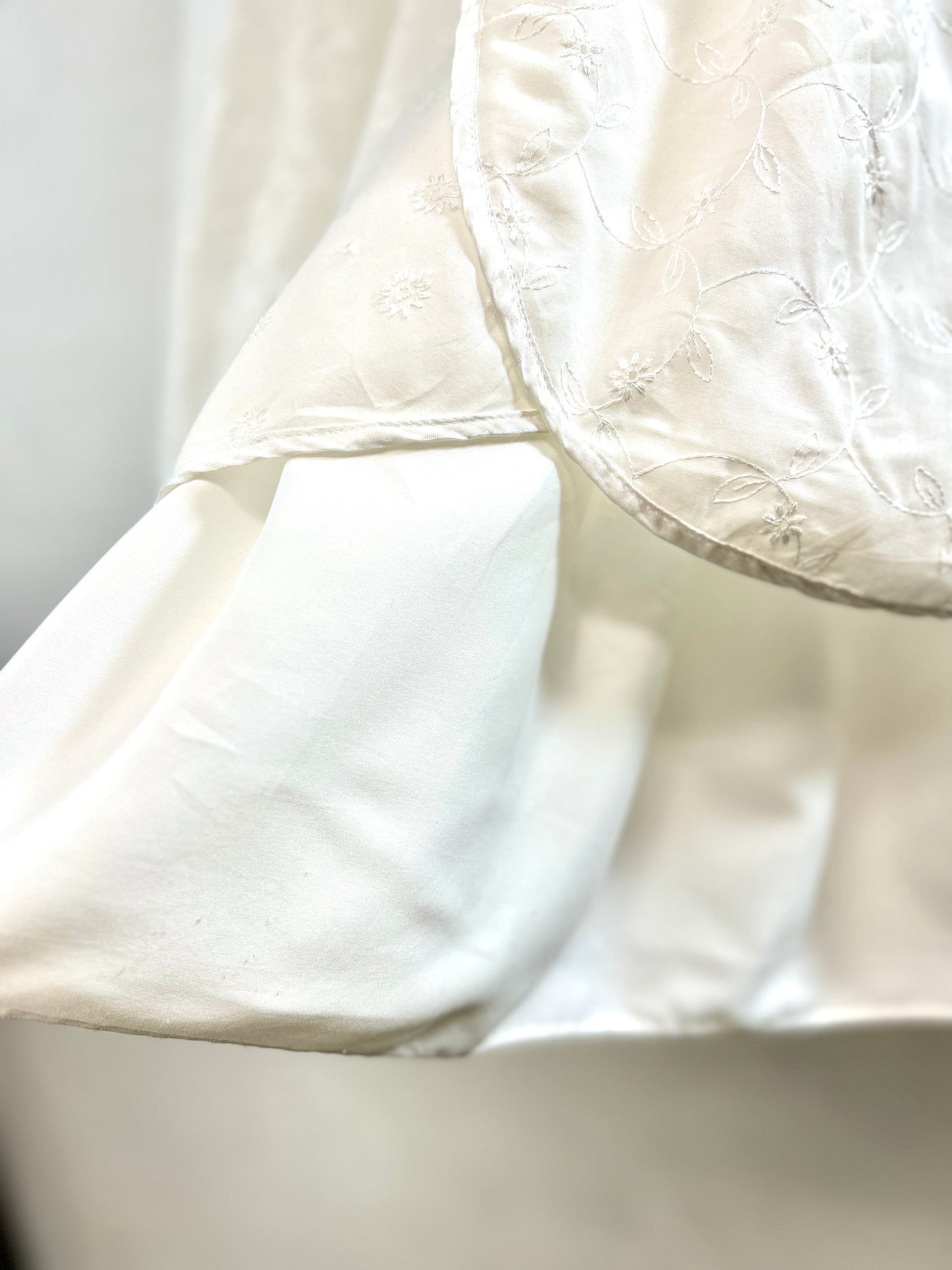 Vintage White Skirt [A31461]