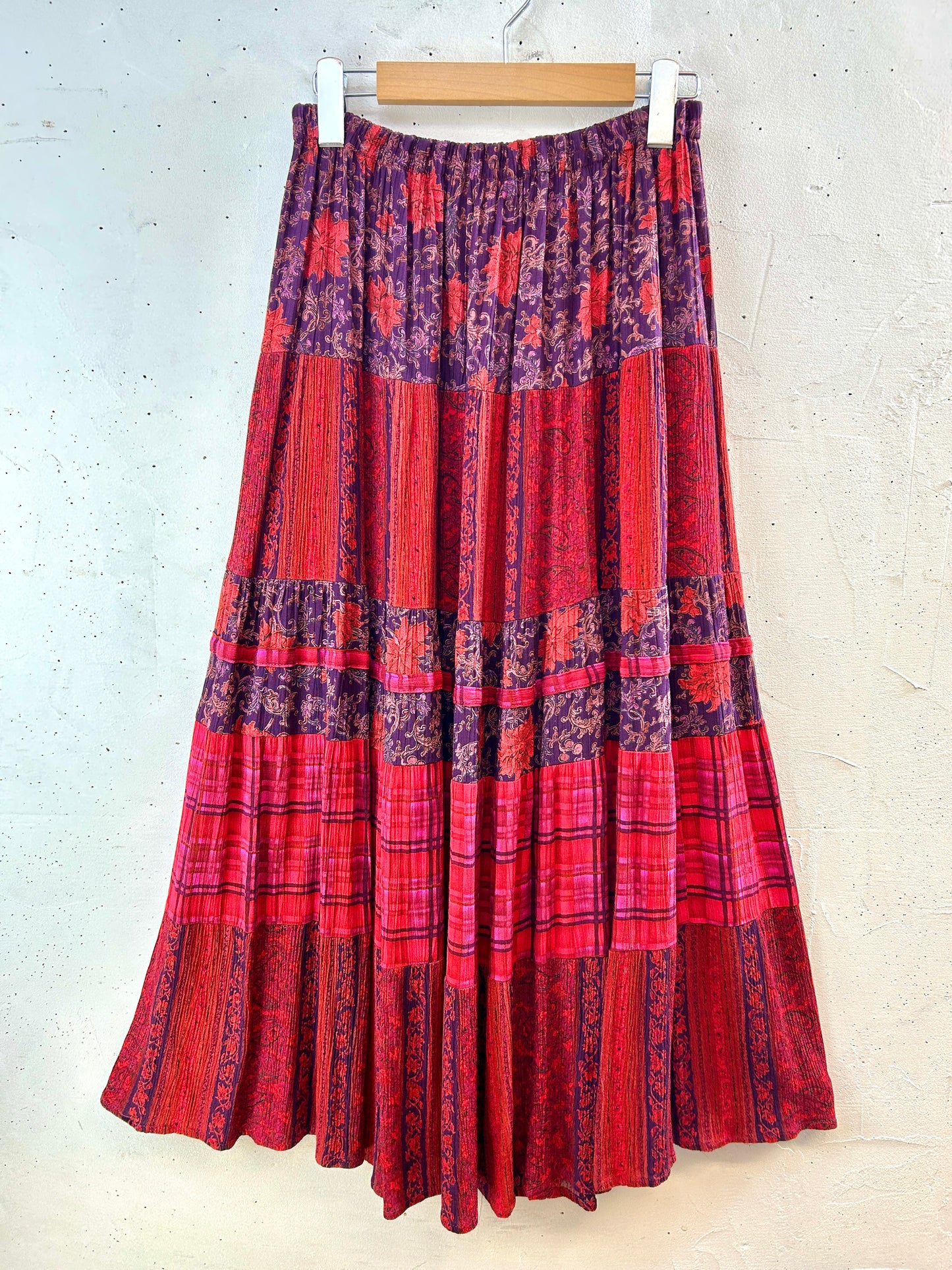 Vintage Tiered Skirt  [H30964]
