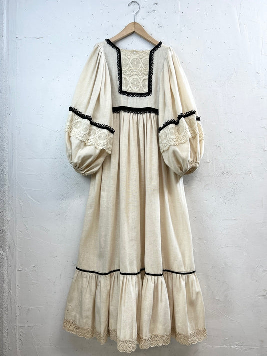 '70s Vintage Dress 〜MARIANNE〜 [D32053]