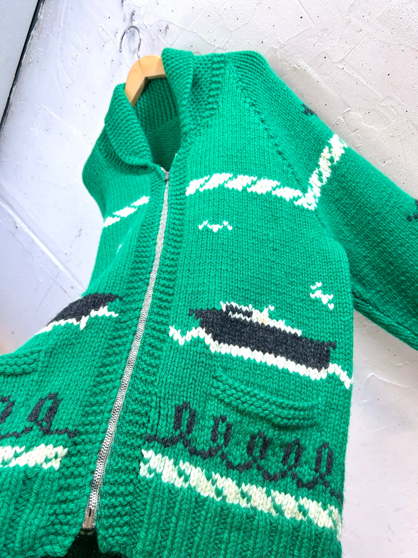 Vintage Cowichan Knit Cardigan [K30930]