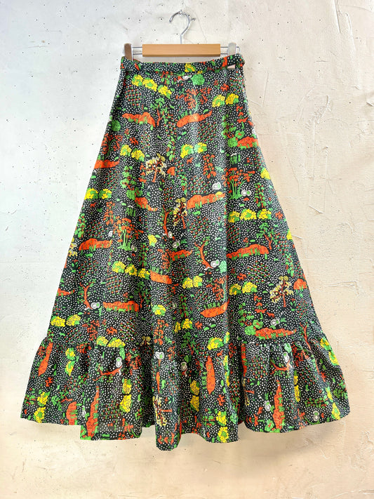 ’70s Vintage Skirt [H30935]