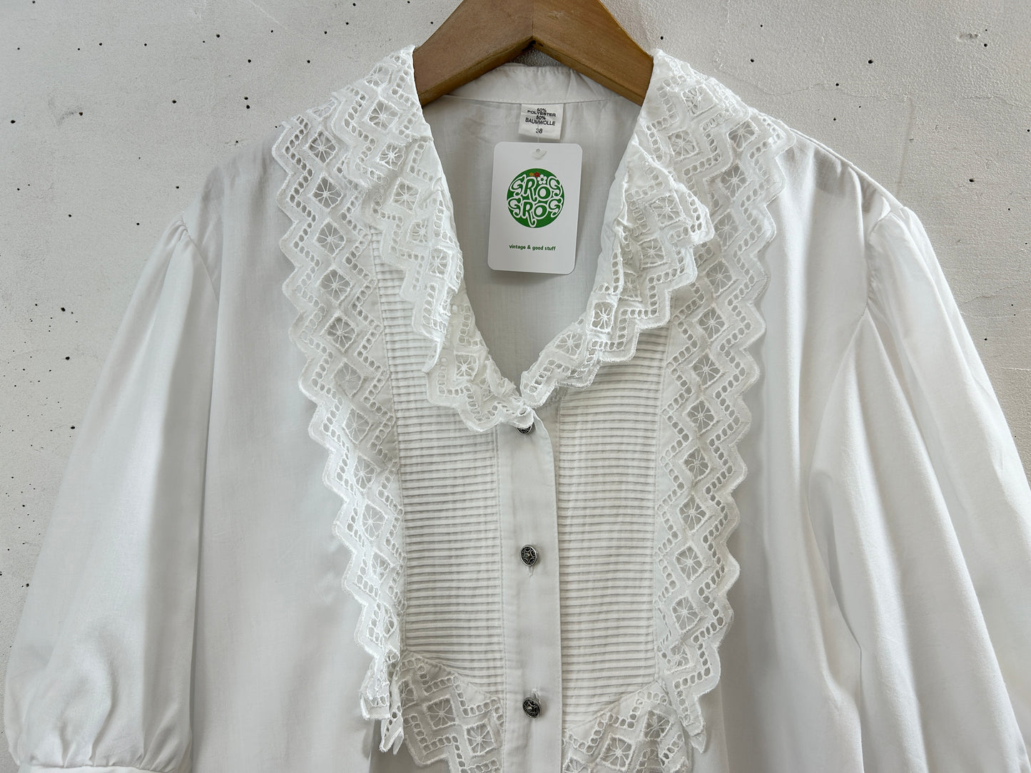 Vintage White Blouse [H30787]